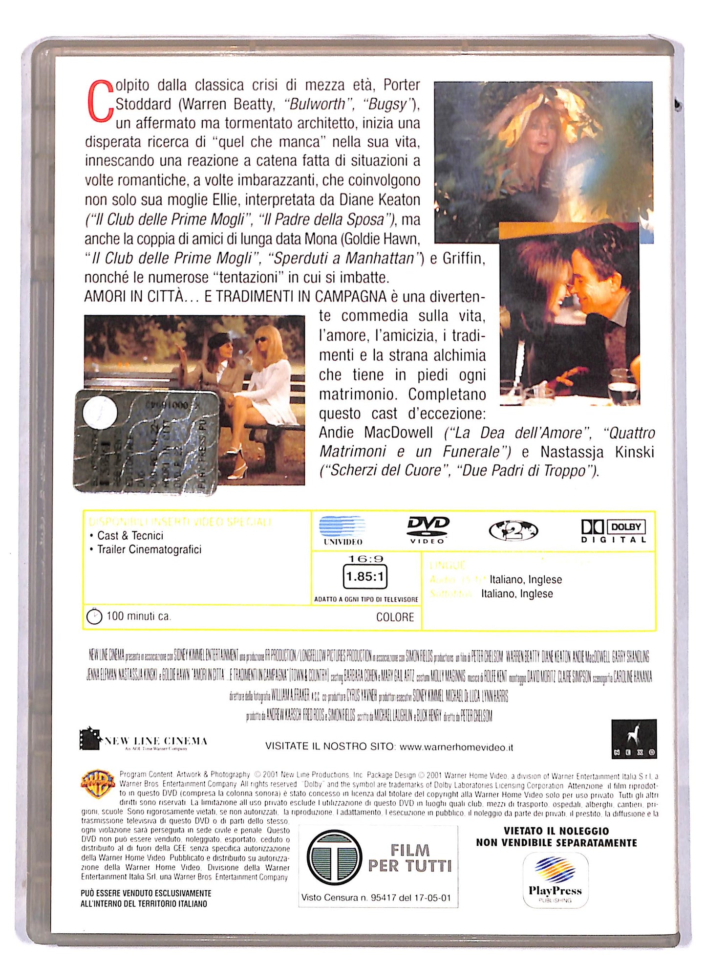 EBOND Amori in citta... e tradimenti in campagna EDITORIALE DVD D813801