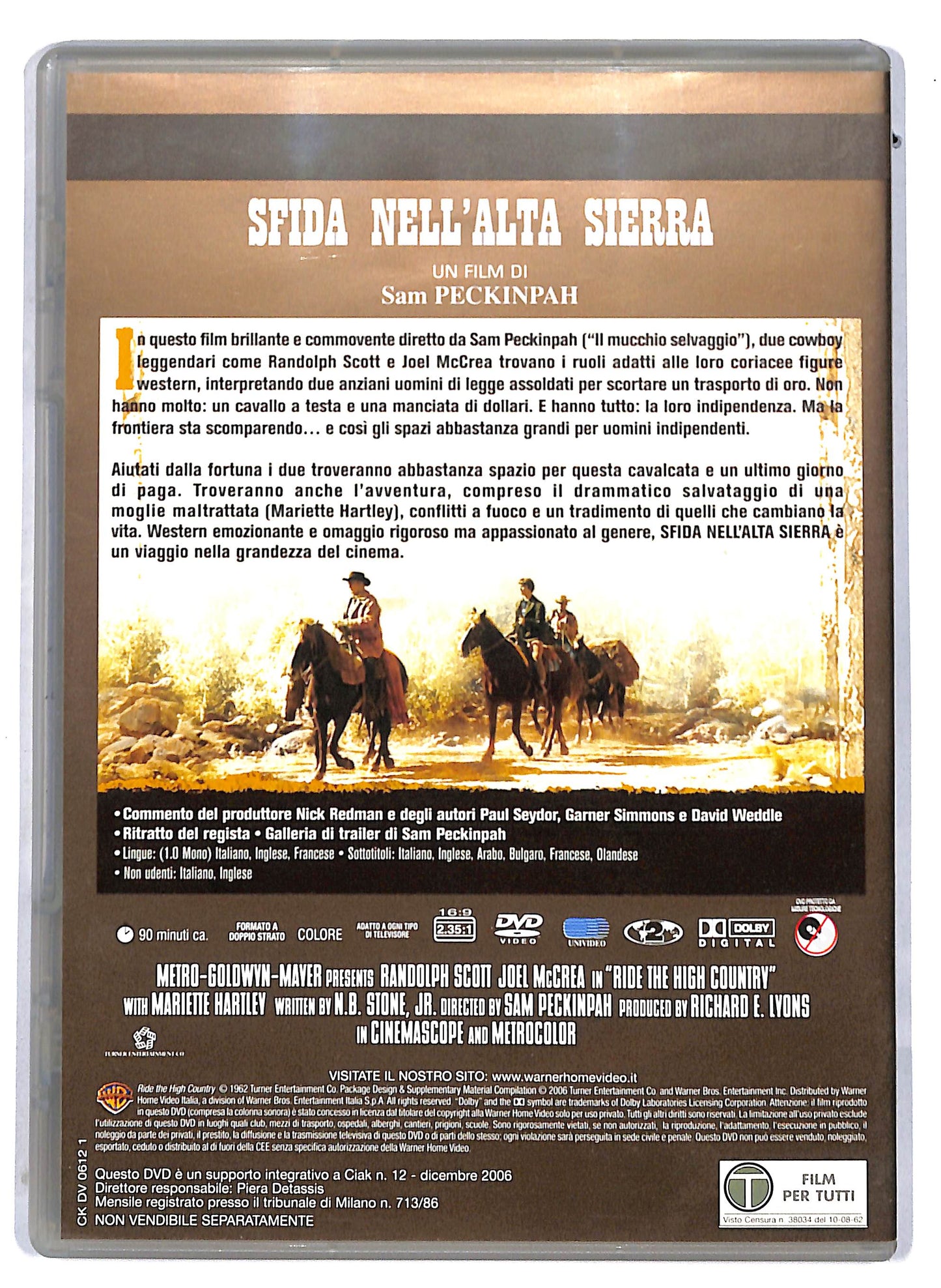 EBOND Sfida nell'Alta Sierra EDITORIALE DVD D813820