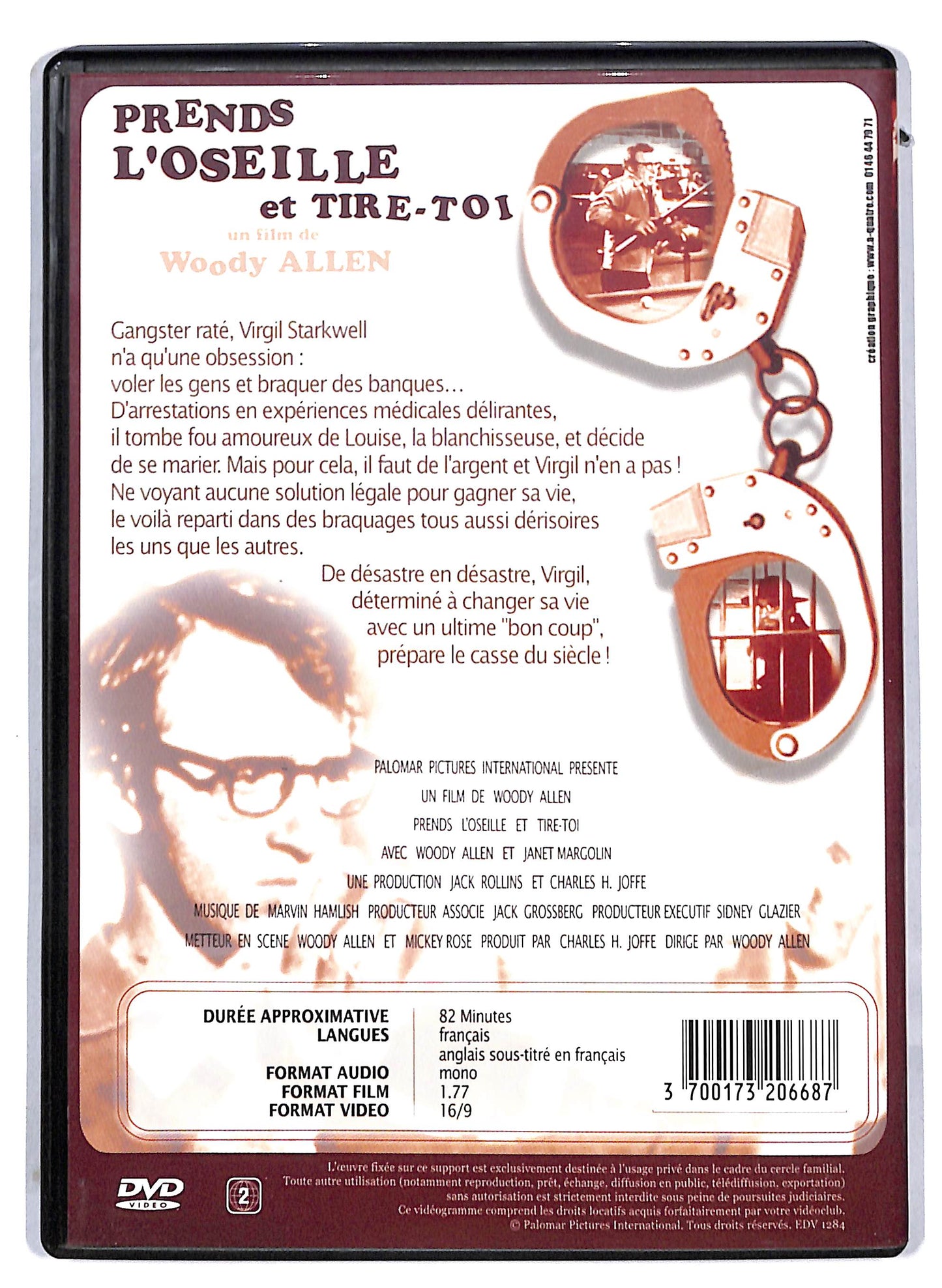 EBOND Prends l'oseille et tire - toi - NO ITA Edizione Francia DVD D813831