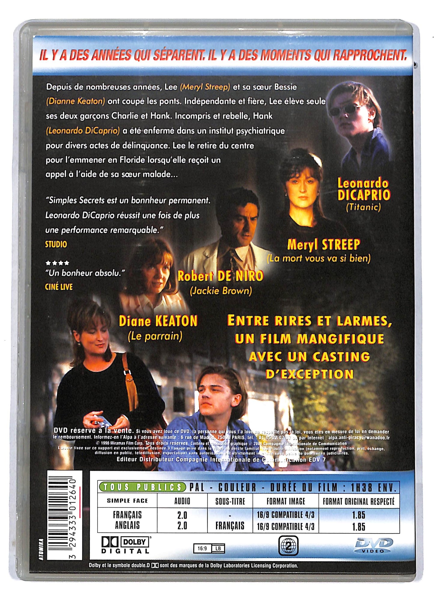 EBOND Simple secrets  Edizione Francia DVD D813858