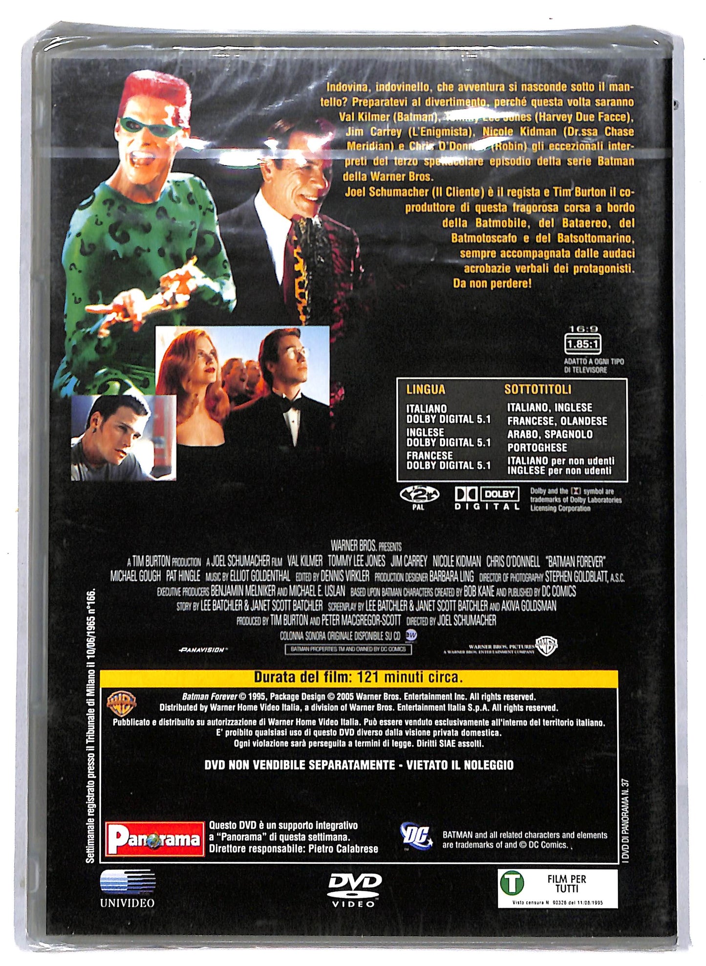 EBOND Batman Forever EDITORIALE DVD D813917