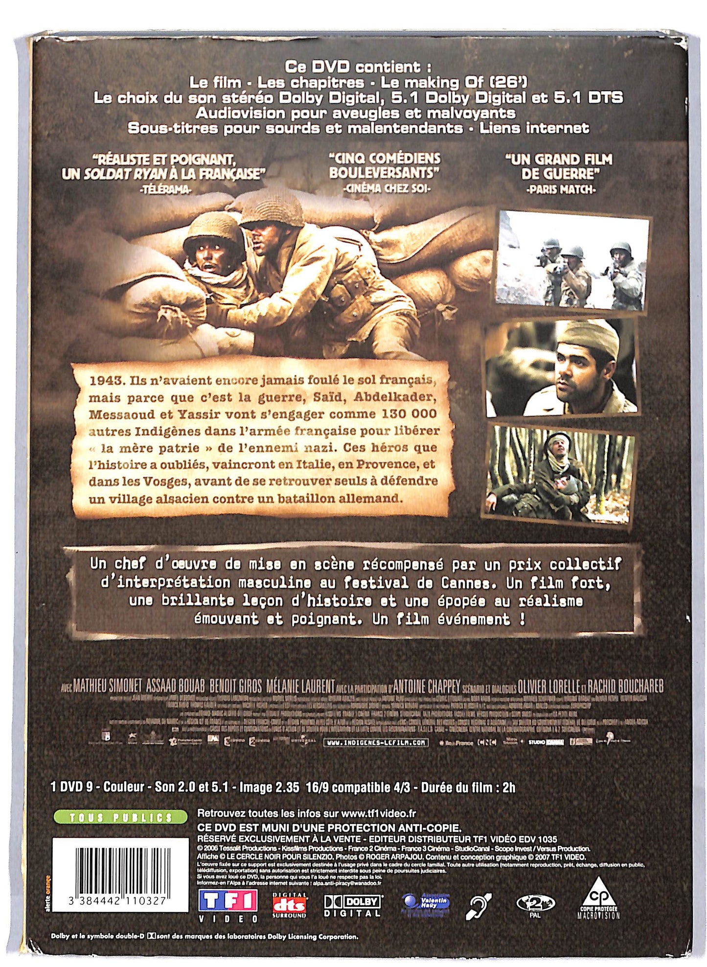 EBOND Indigenes [Edizione: Francia]  DVD D813920