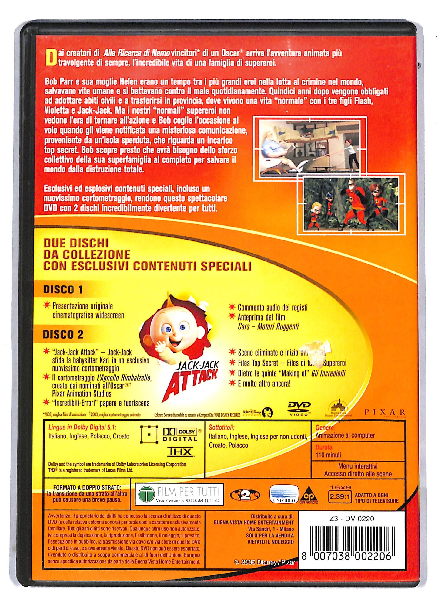 EBOND Gli Incredibili DVD D813923