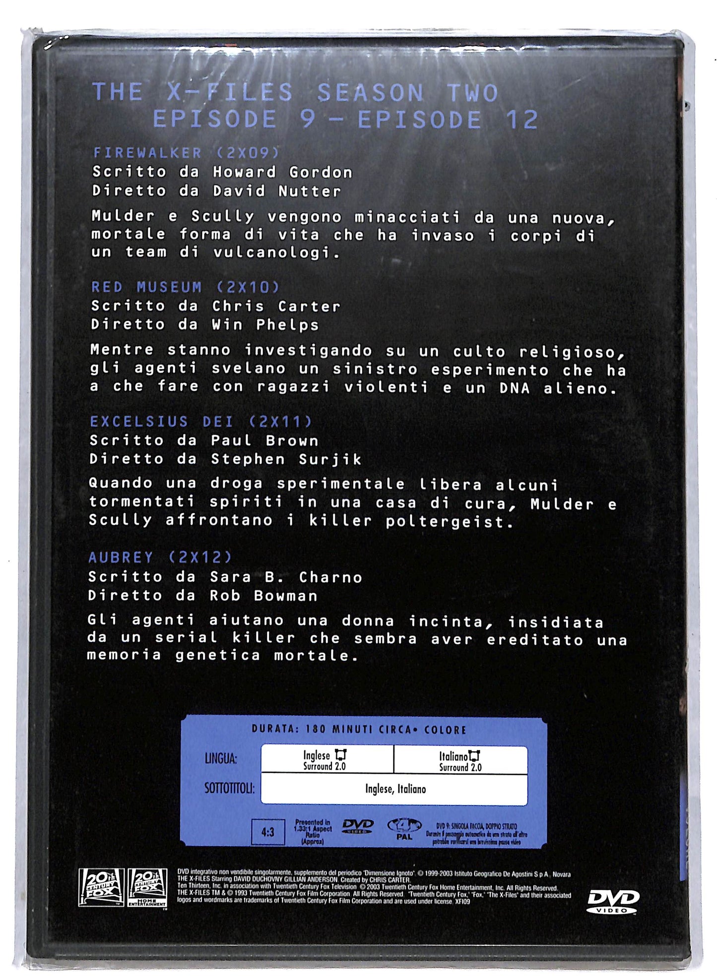 EBOND The X - Files Collection season 2 volume 3 EDITORIALE  DVD D813931