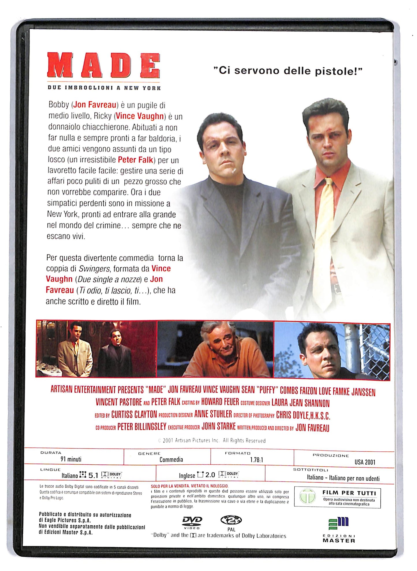 EBOND Made - Due imbroglioni a New York EDITORIALE DVD D813947