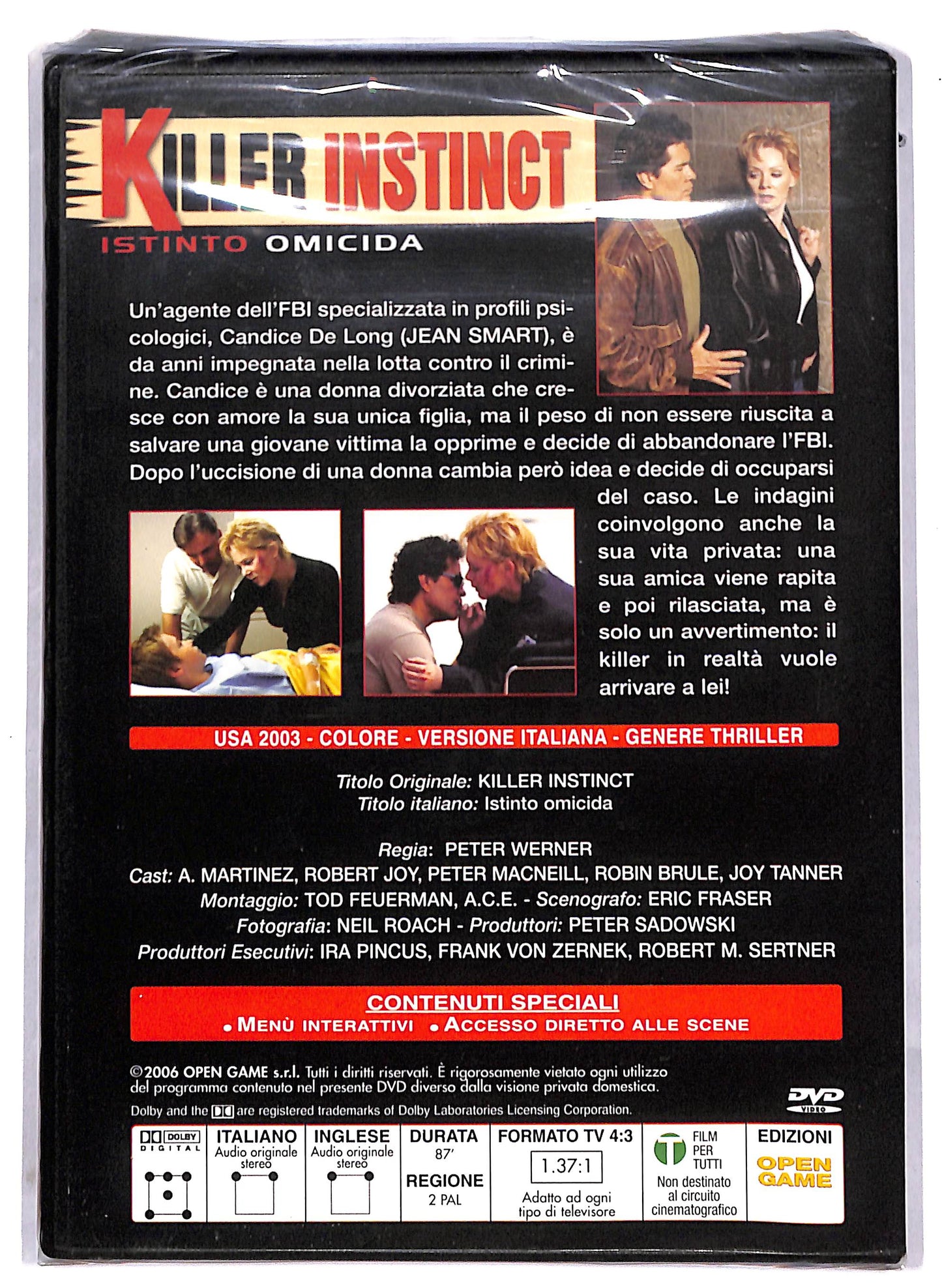 EBOND Killer instinct EDITORIALE DVD D814025