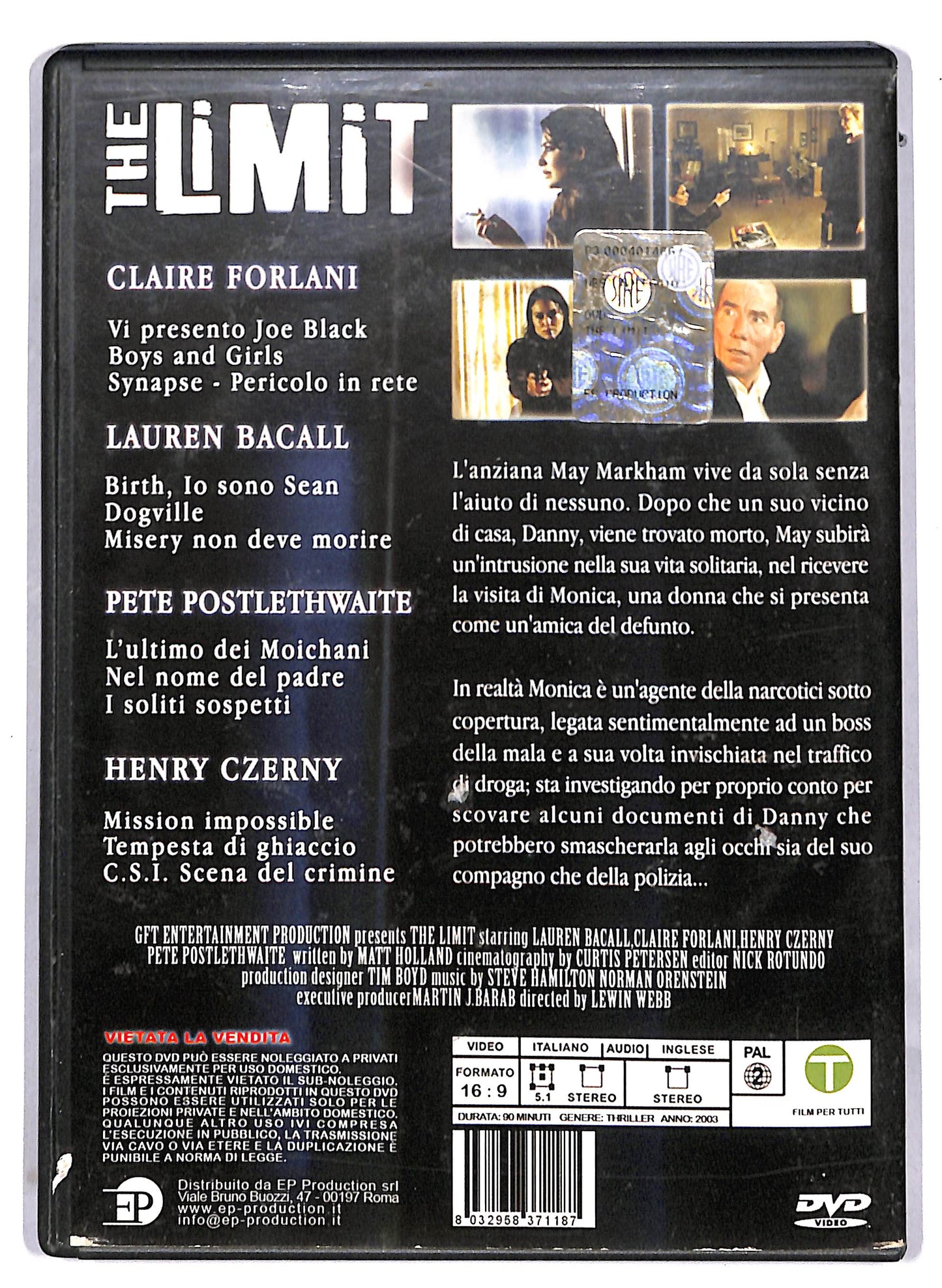 EBOND The Limit  DVD D814026