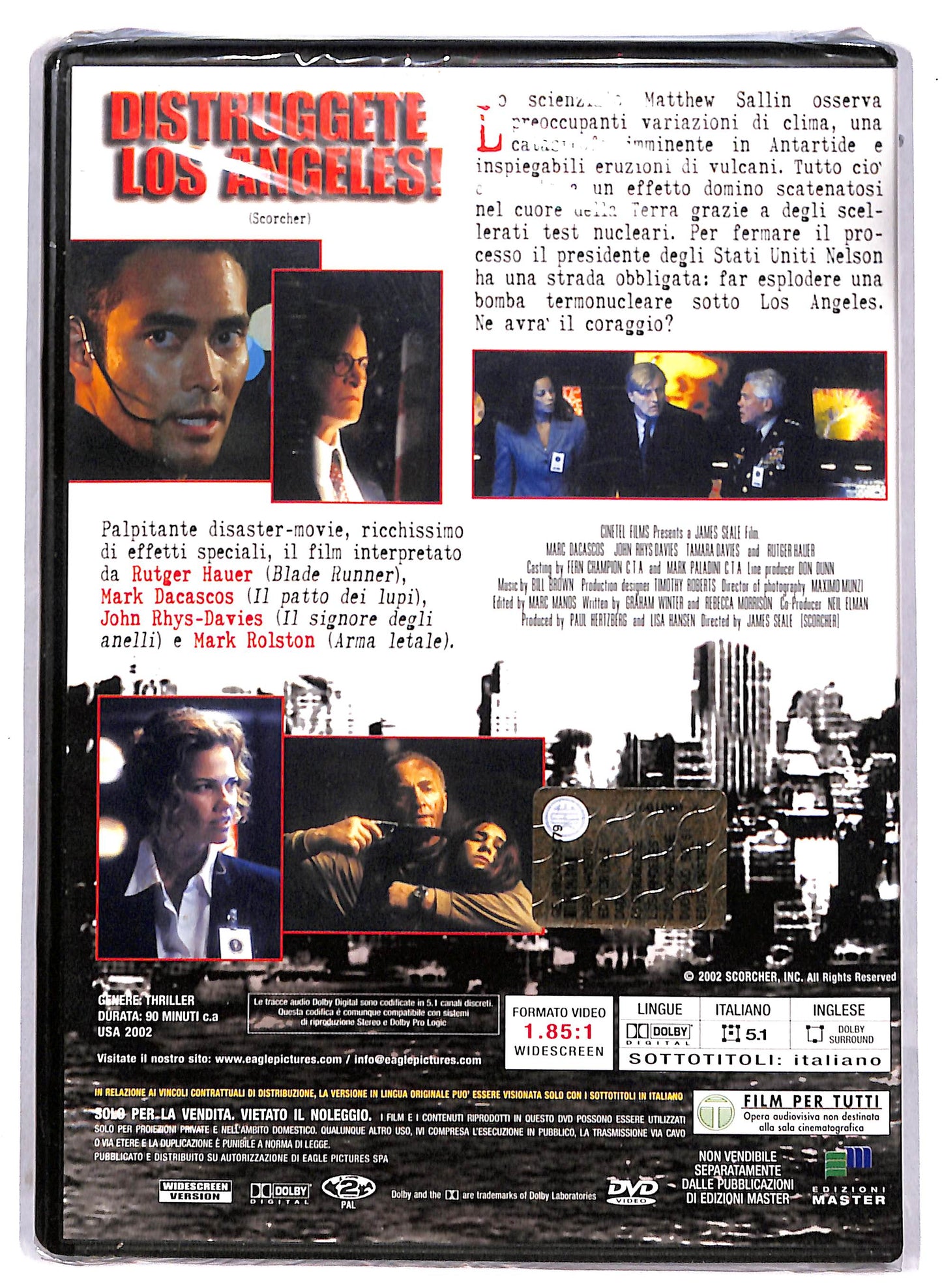 EBOND Distruggete Los Angeles! EDITORIALE DVD D814038