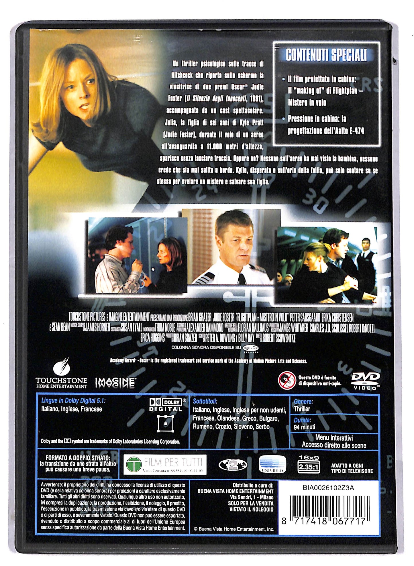 EBOND Flightplan - Mistero in volo DVD D814045