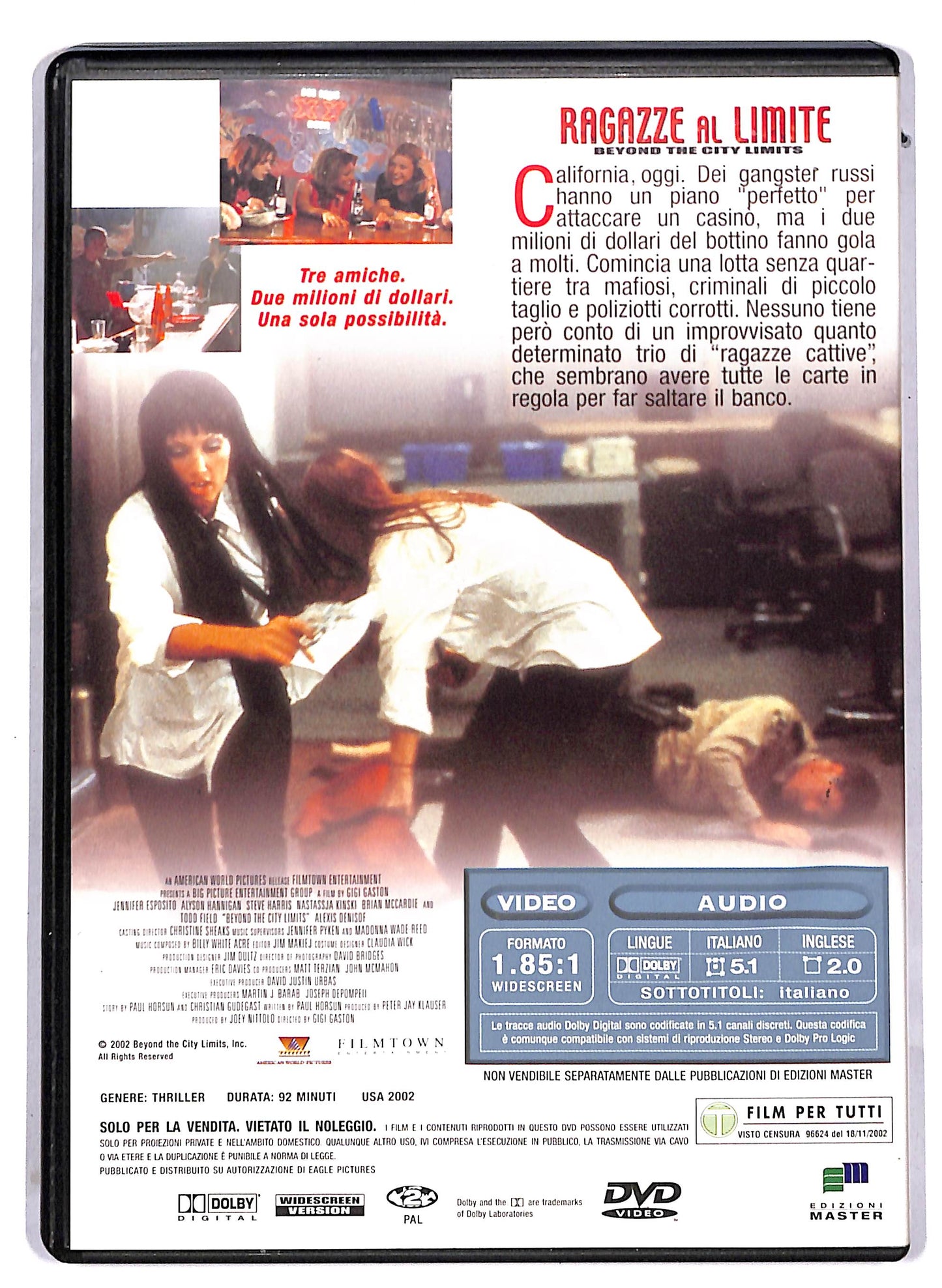 EBOND Ragazze al limite EDITORIALE DVD D814054