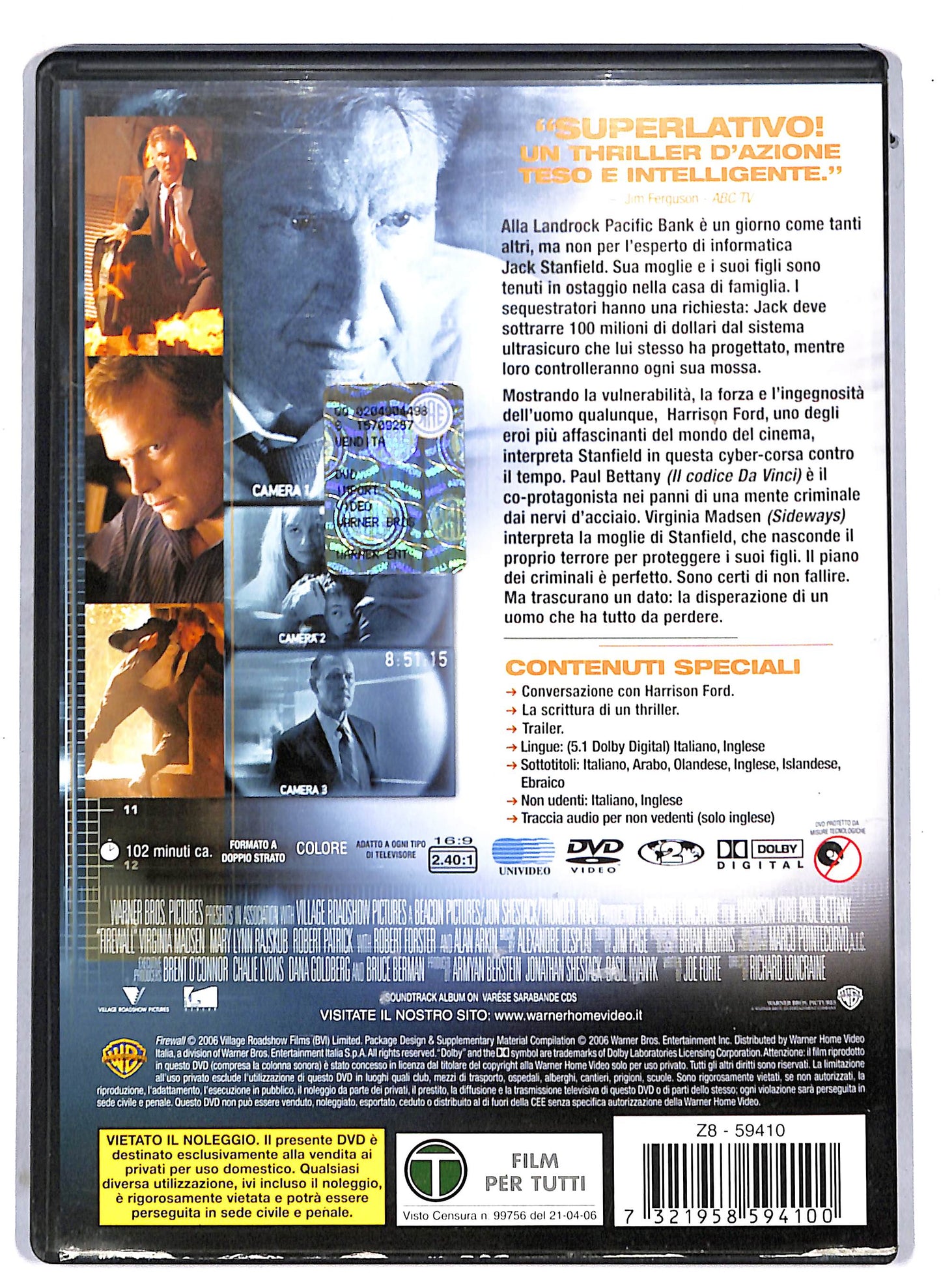 EBOND Firewall - Accesso negato DVD D814110
