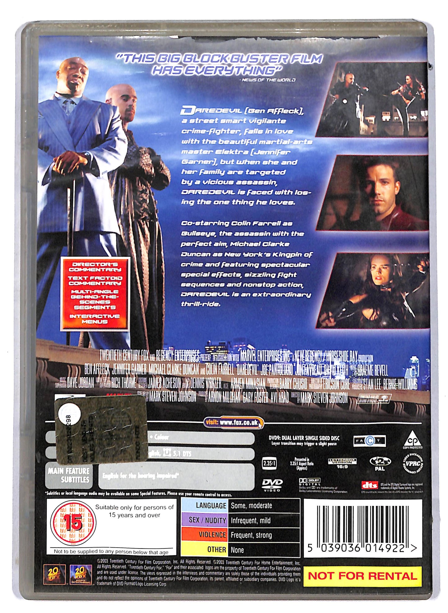 EBOND Daredevil DVD D814113