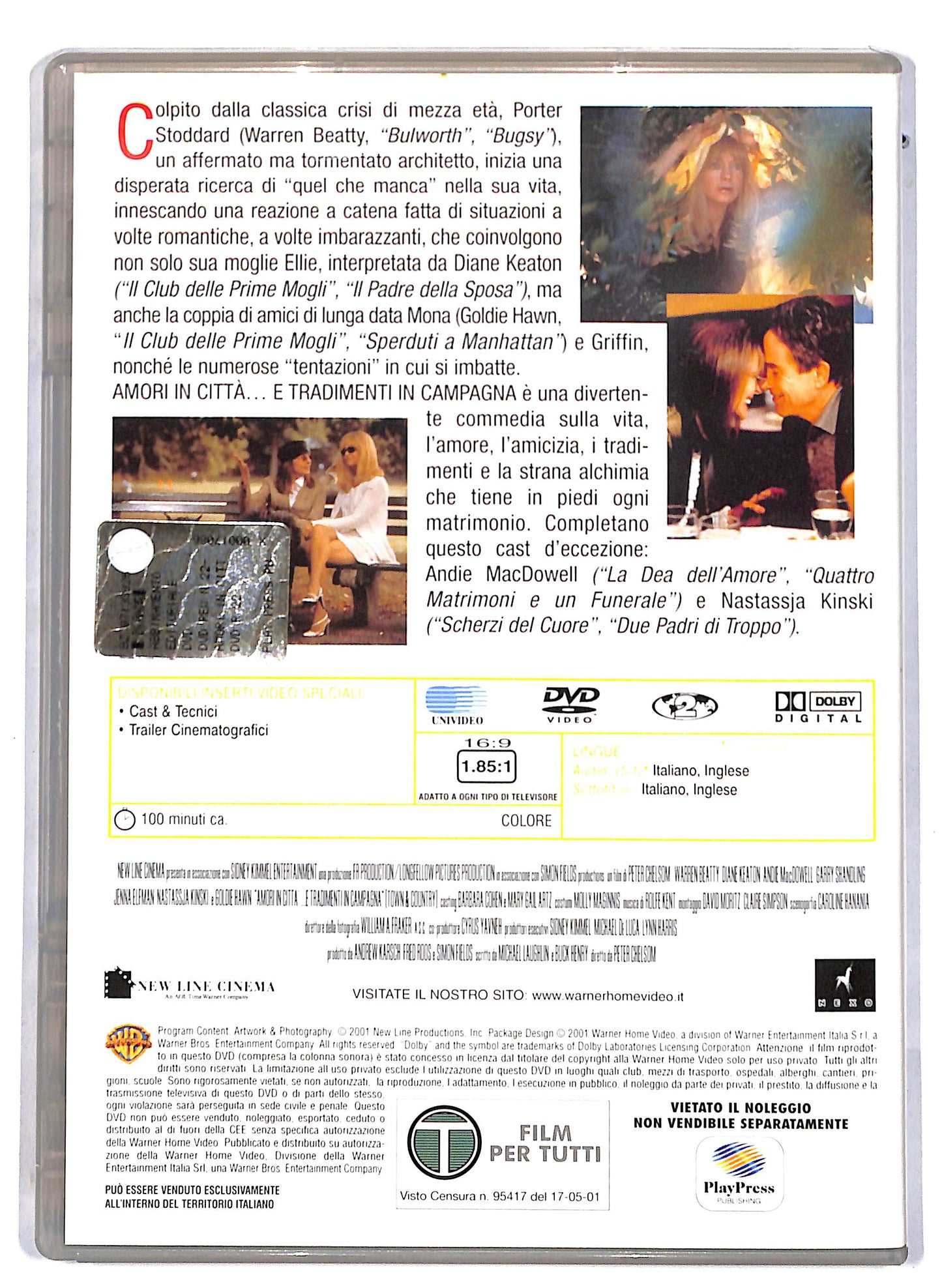 EBOND Amori in citta... e tradimenti in campagna EDITORIALE DVD D814116