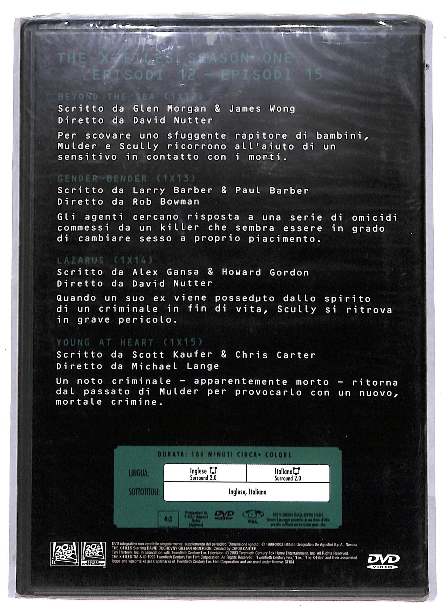 EBOND The x files season one volume 4 EDITORIALE DVD D814142