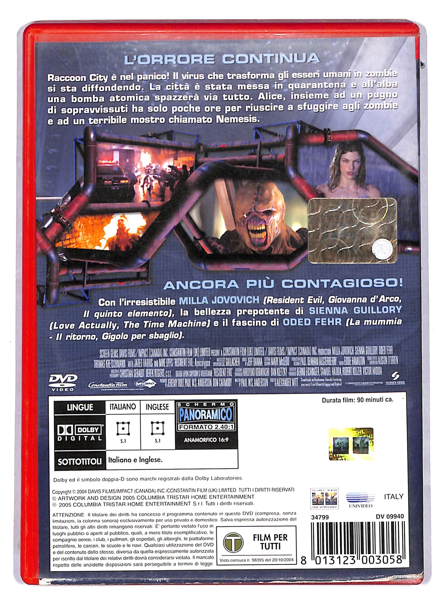 EBOND Resident Evil: Apocalypse NOLEGGIO DVD D814157