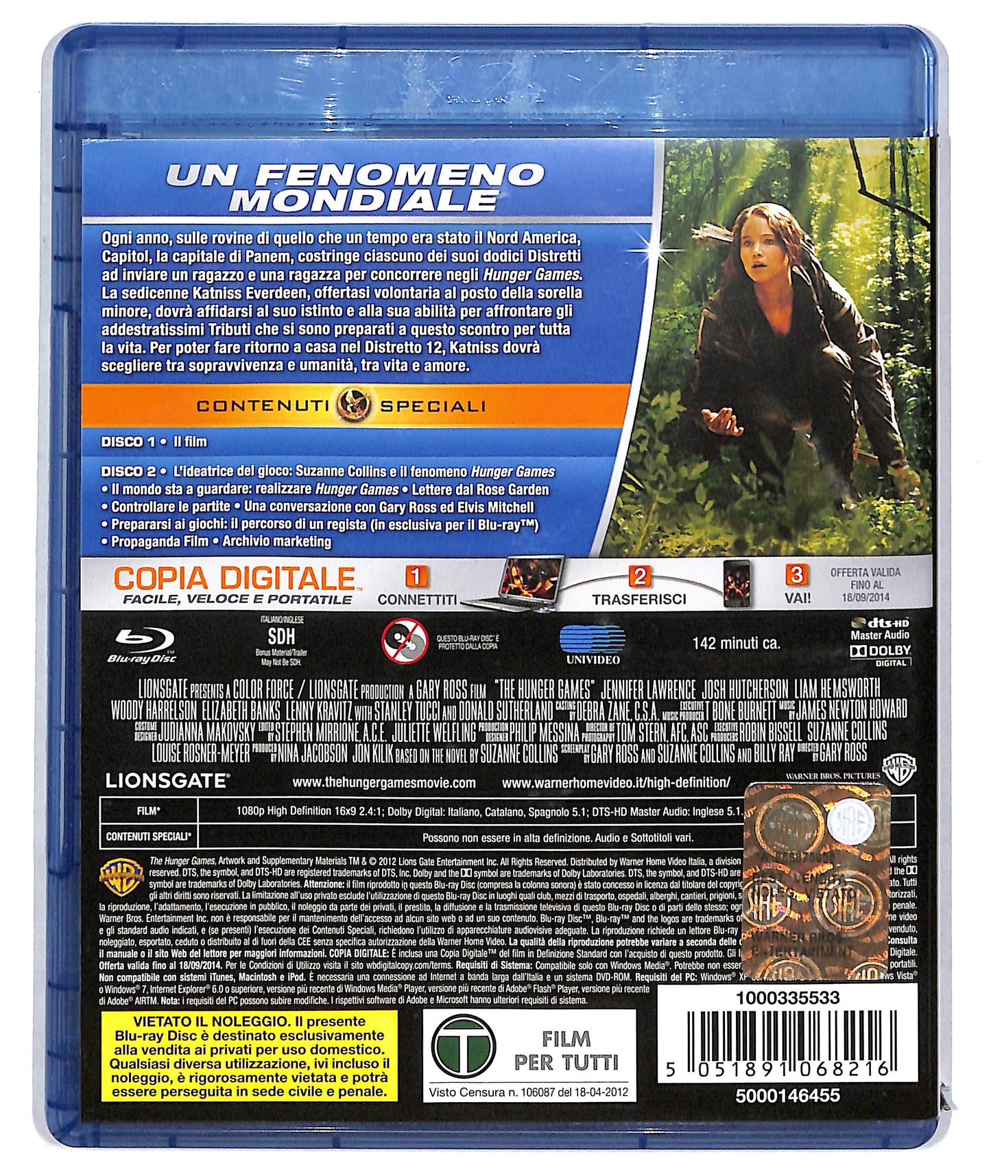 EBOND Hunger games BLURAY D814222