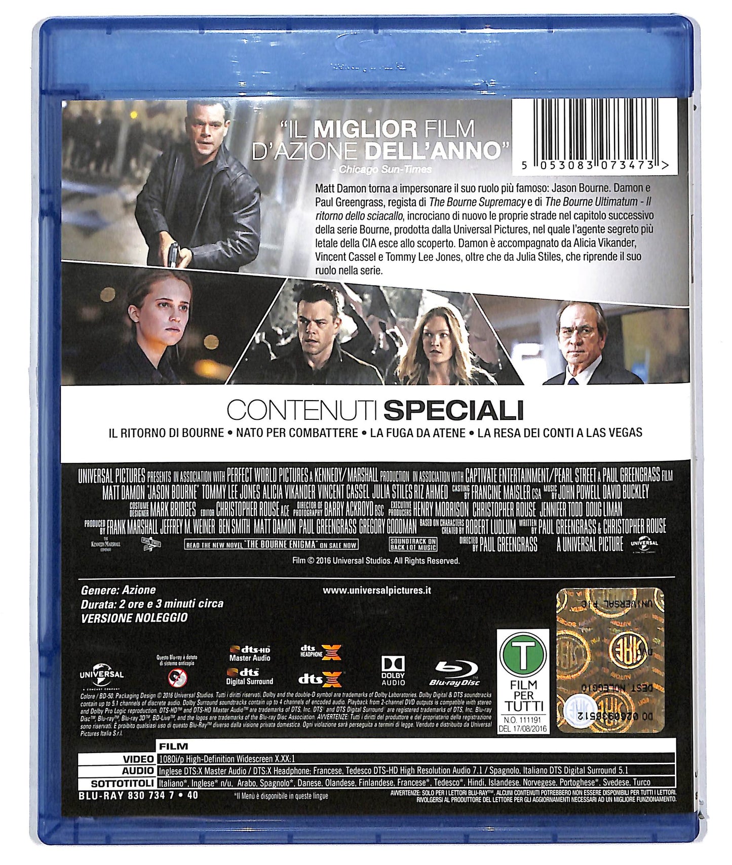 EBOND Jason Bourne NOLEGGIO BLURAY D814225