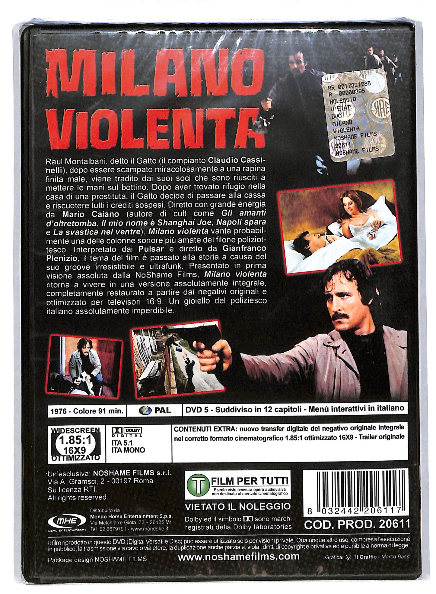 EBOND Milano Violenta DVD D814243