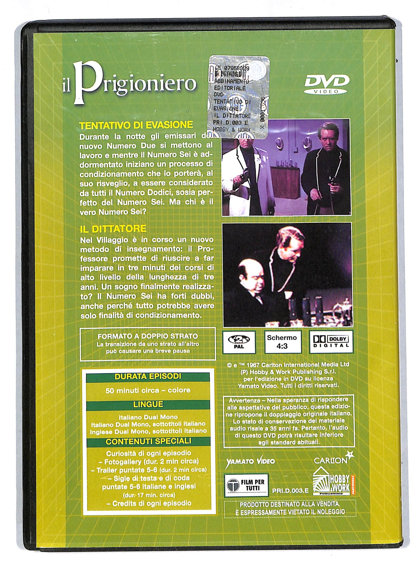 EBOND Il prigioniero volume 3 DVD D814351