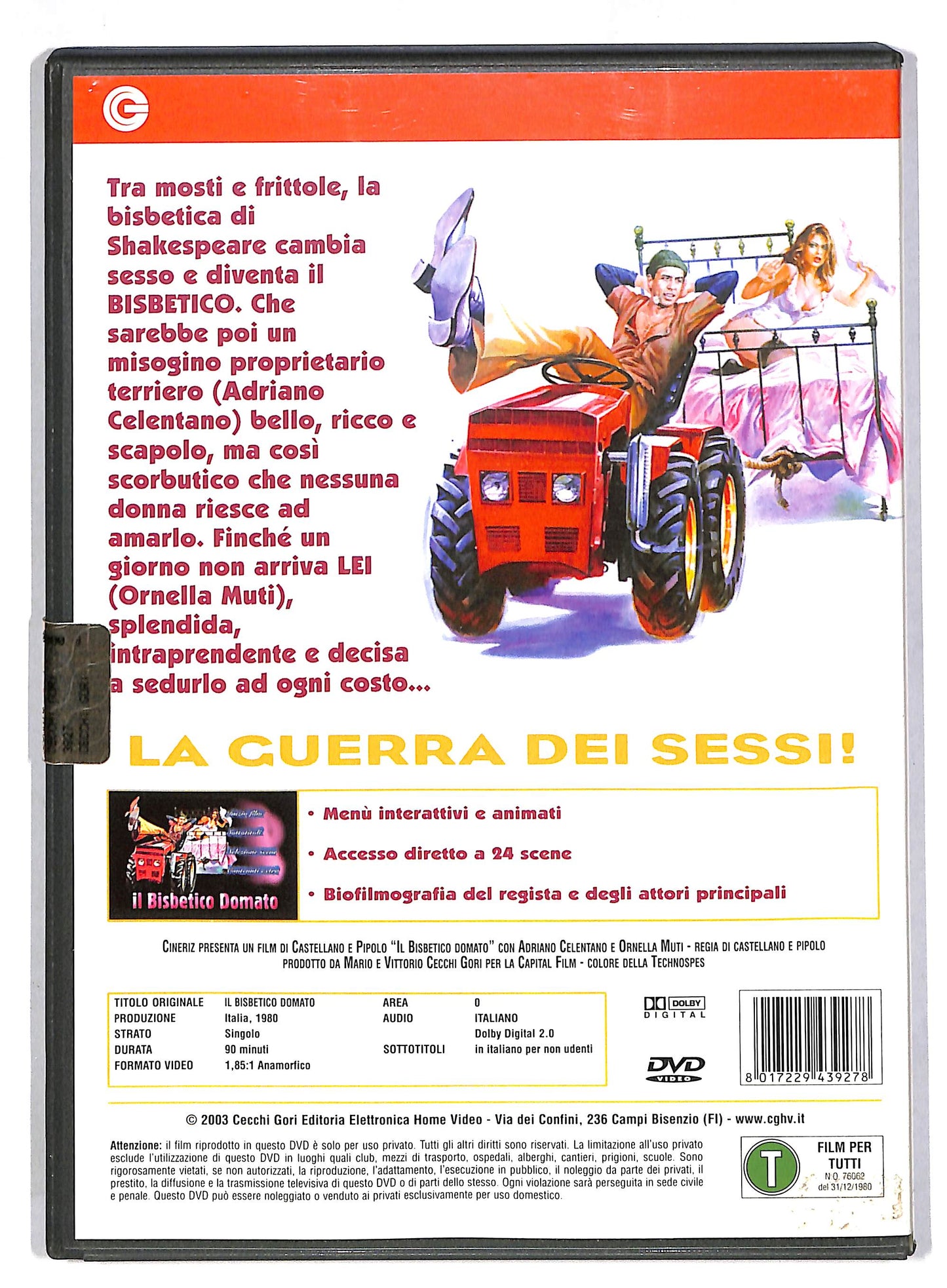 EBOND Il Bisbetico Domato DVD D814429