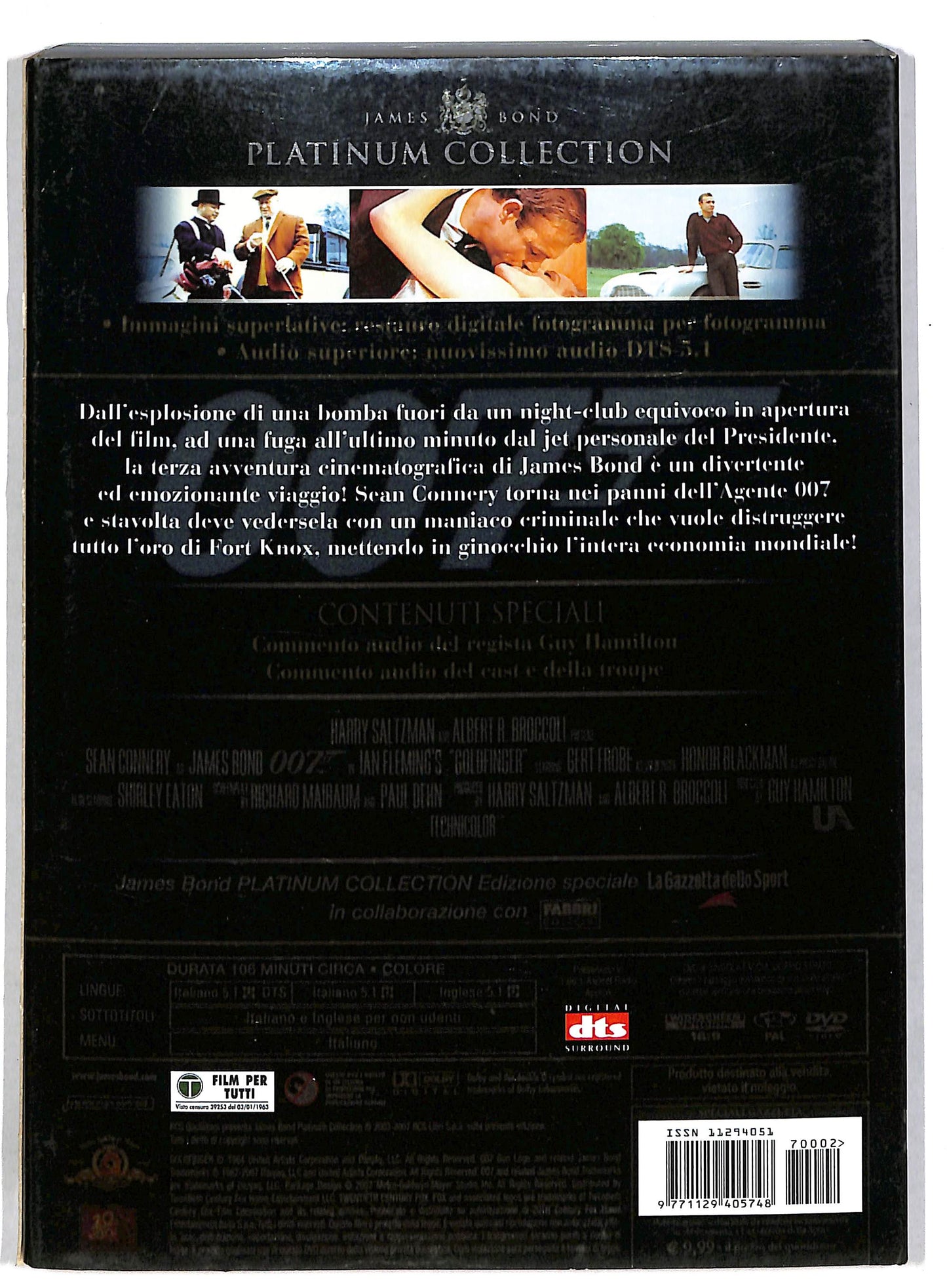 EBOND Agente 007 - Missione Goldfinger DVD D814559