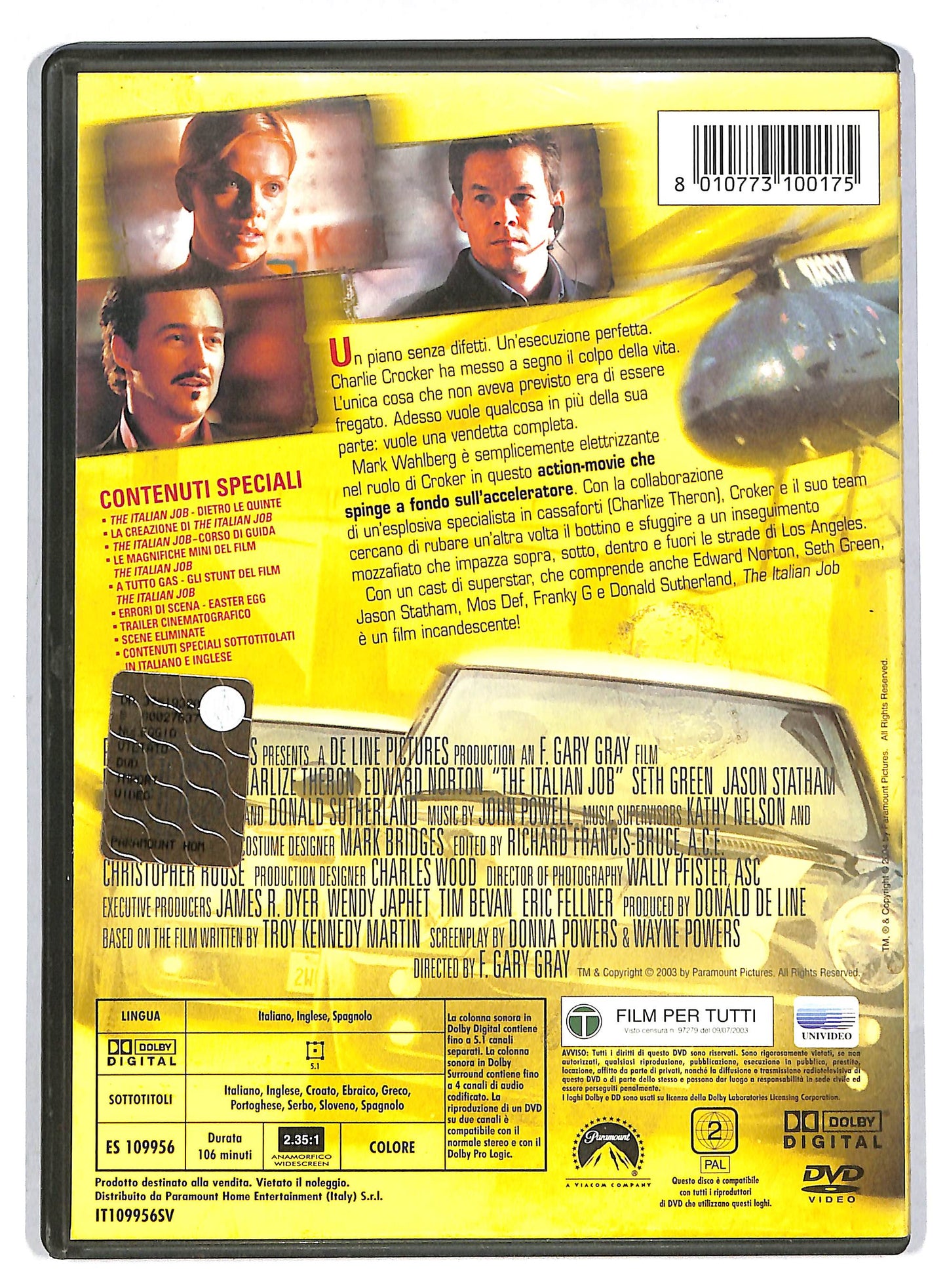 EBOND The Italian Job DVD D814618