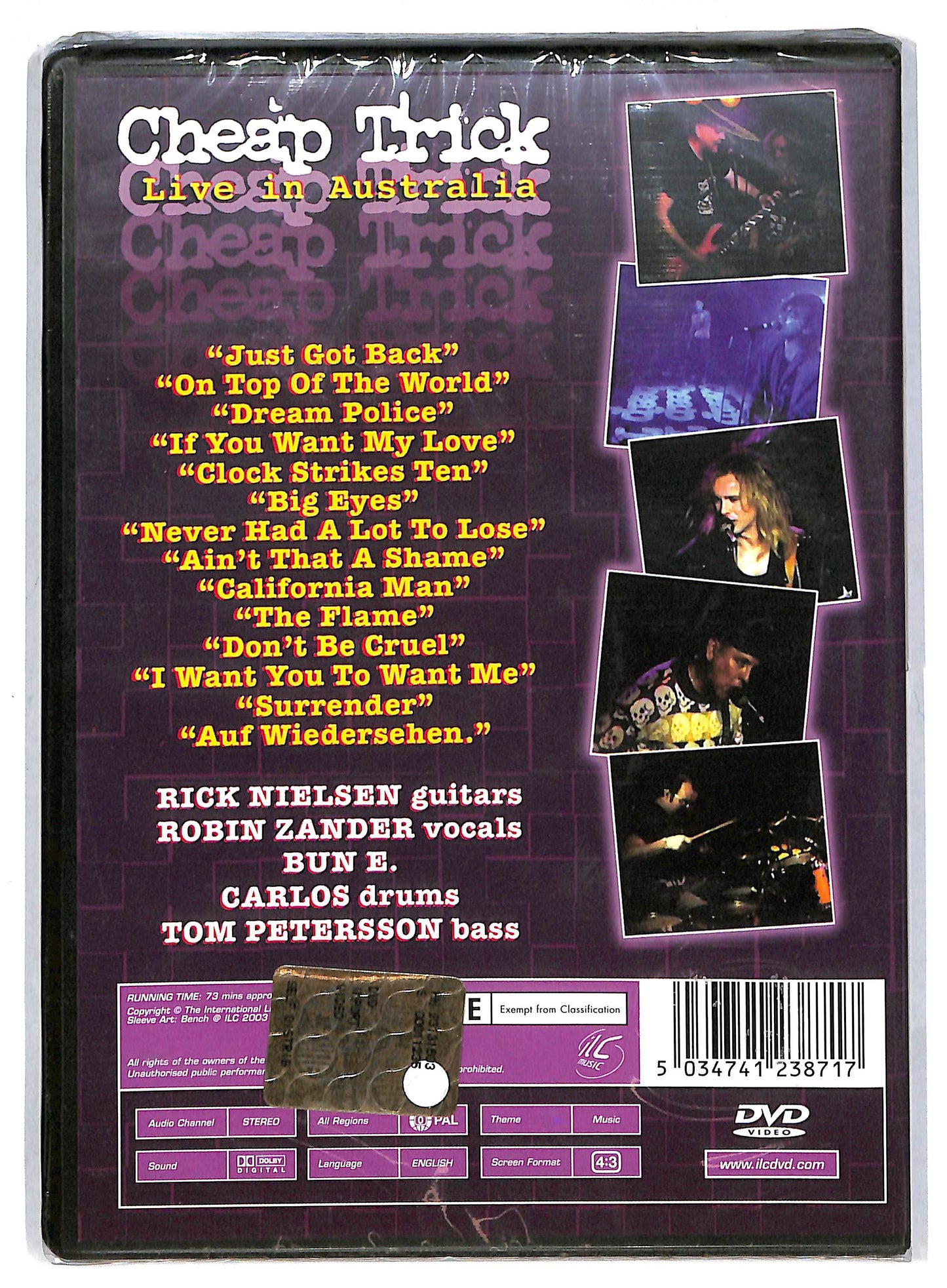 EBOND Cheap Trick – Live In Australia DVD D814631
