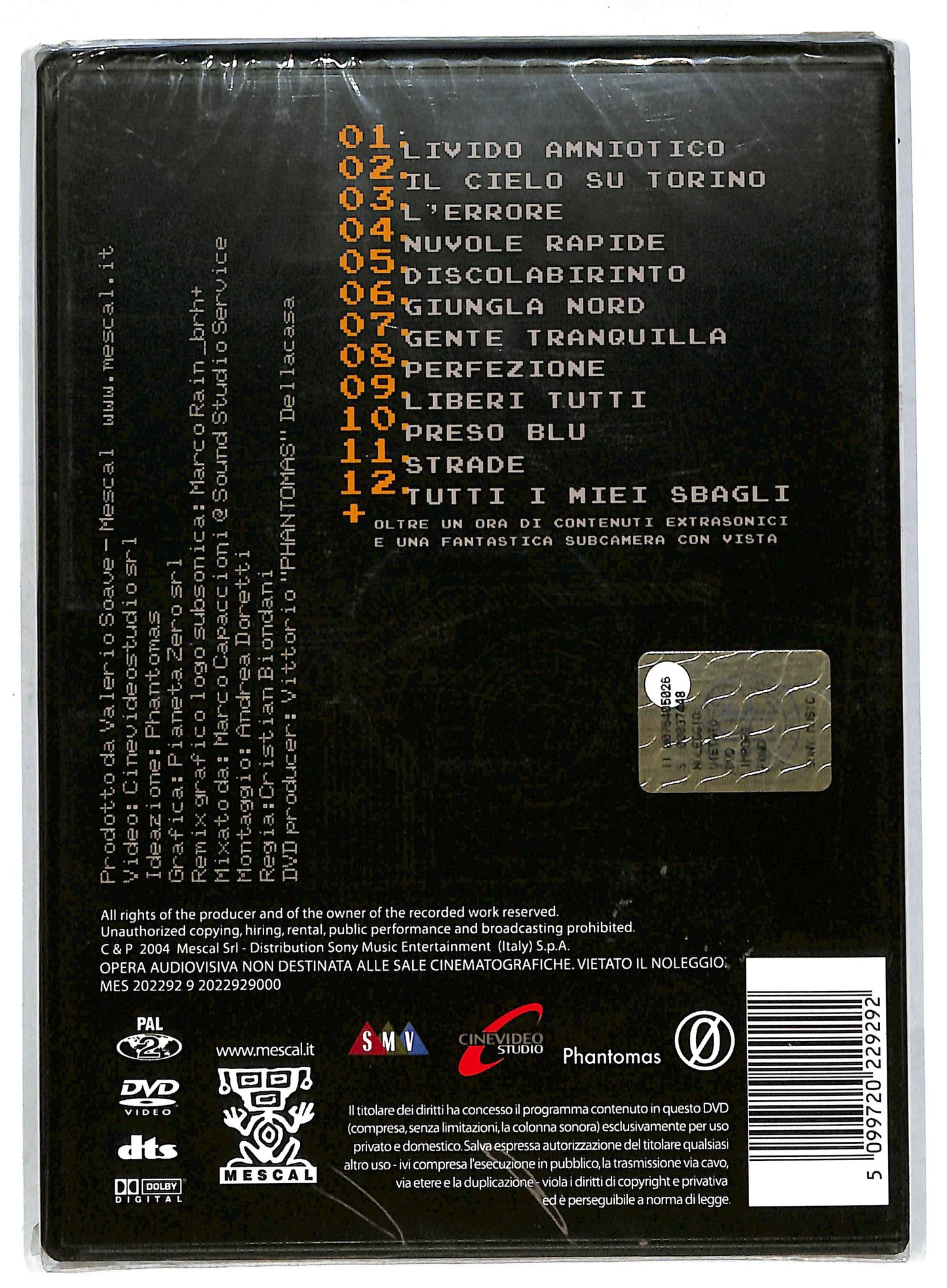 EBOND SubsOnicA – Cielo Tangenziale Ovest DVD D814659