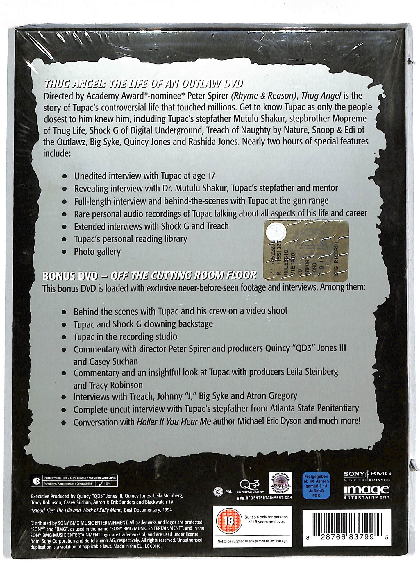 EBOND Tupac Shakur – Thug Angel (2-DVD Special Edition) DVD D814734