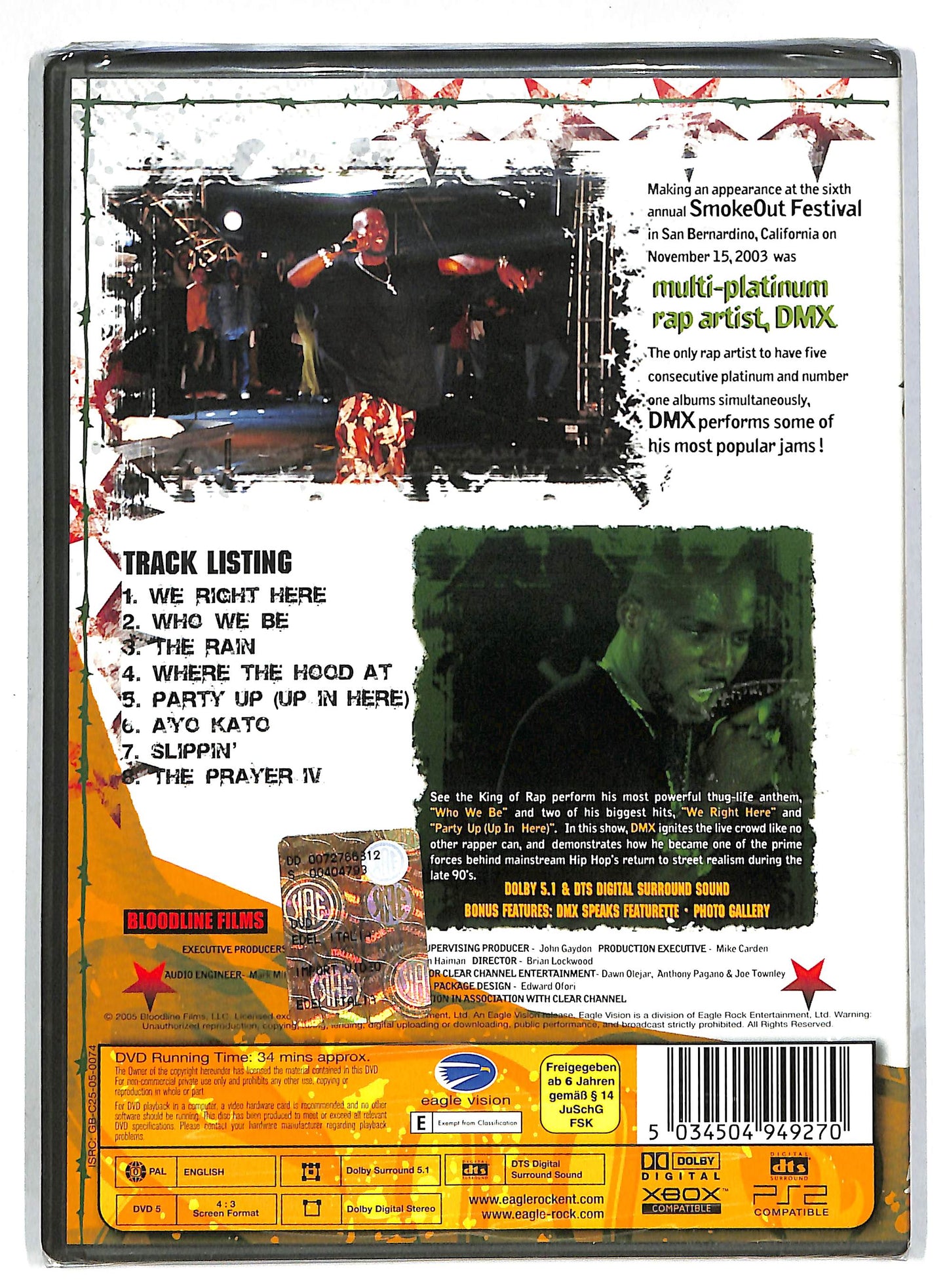 EBOND DMX – SmokeOut DVD D814743