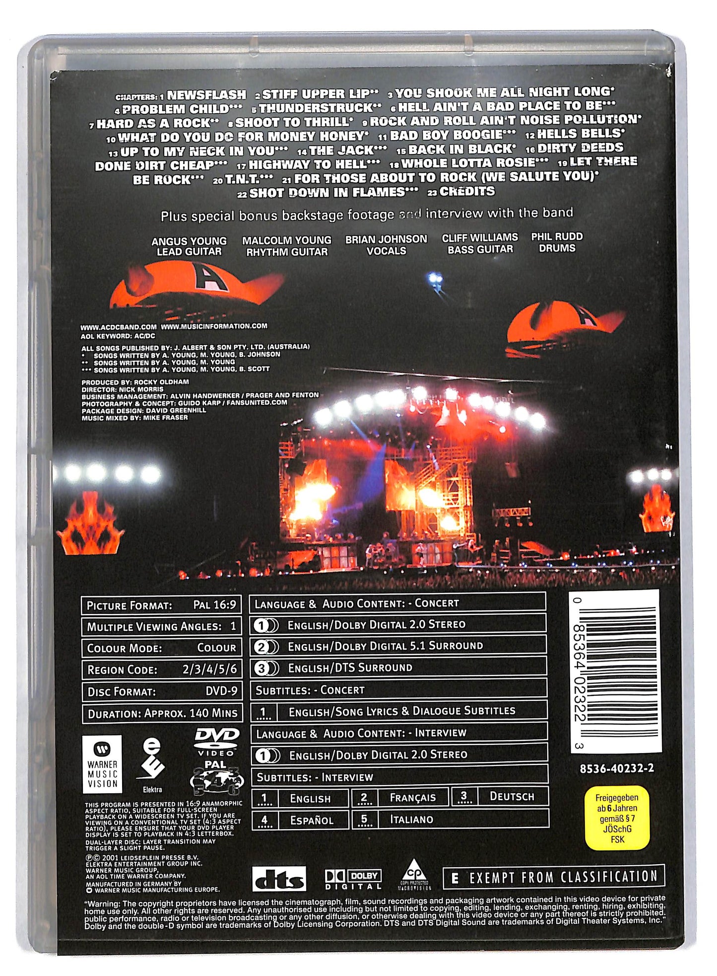 EBOND AC/DC – Stiff Upper Lip Live DVD D814847