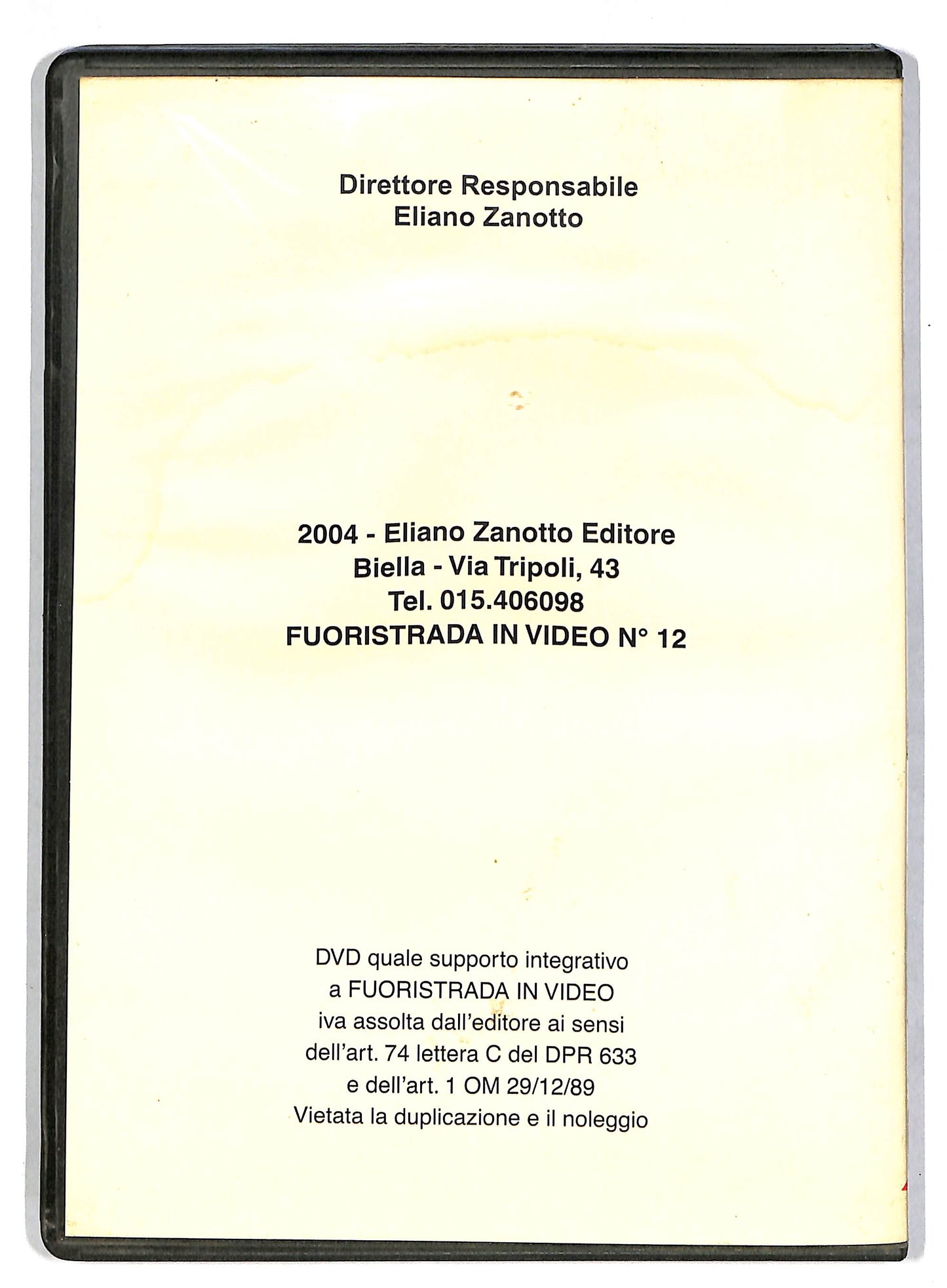 EBOND Fuori strada in video n 12  DVD D815042