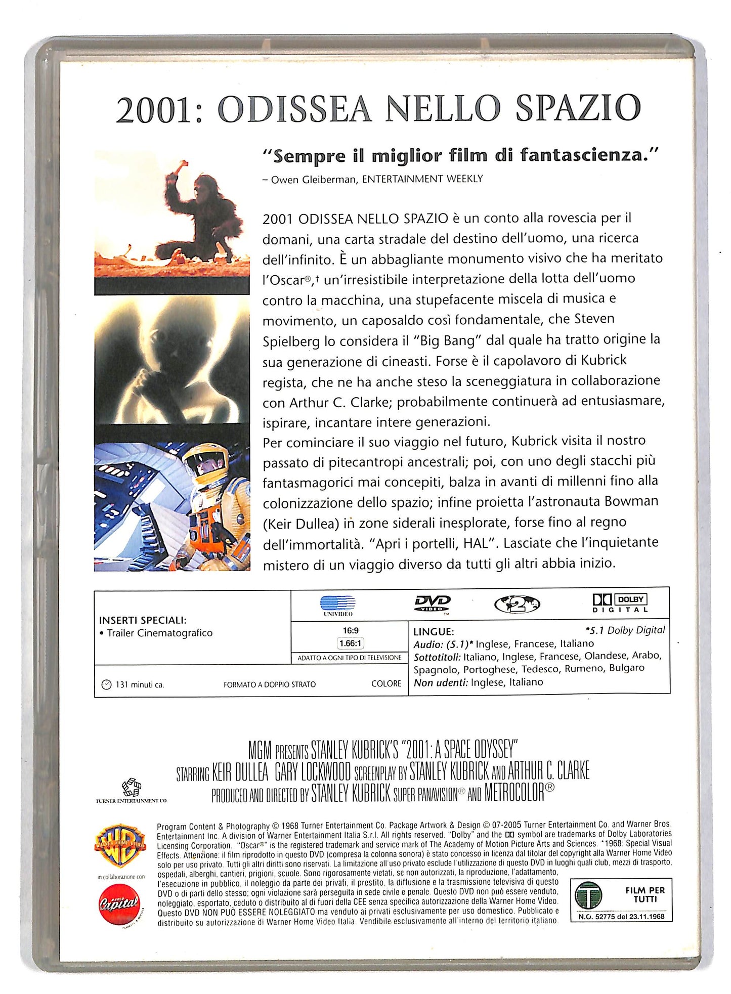 EBOND 2001: Odissea nello spazio DVD D815058