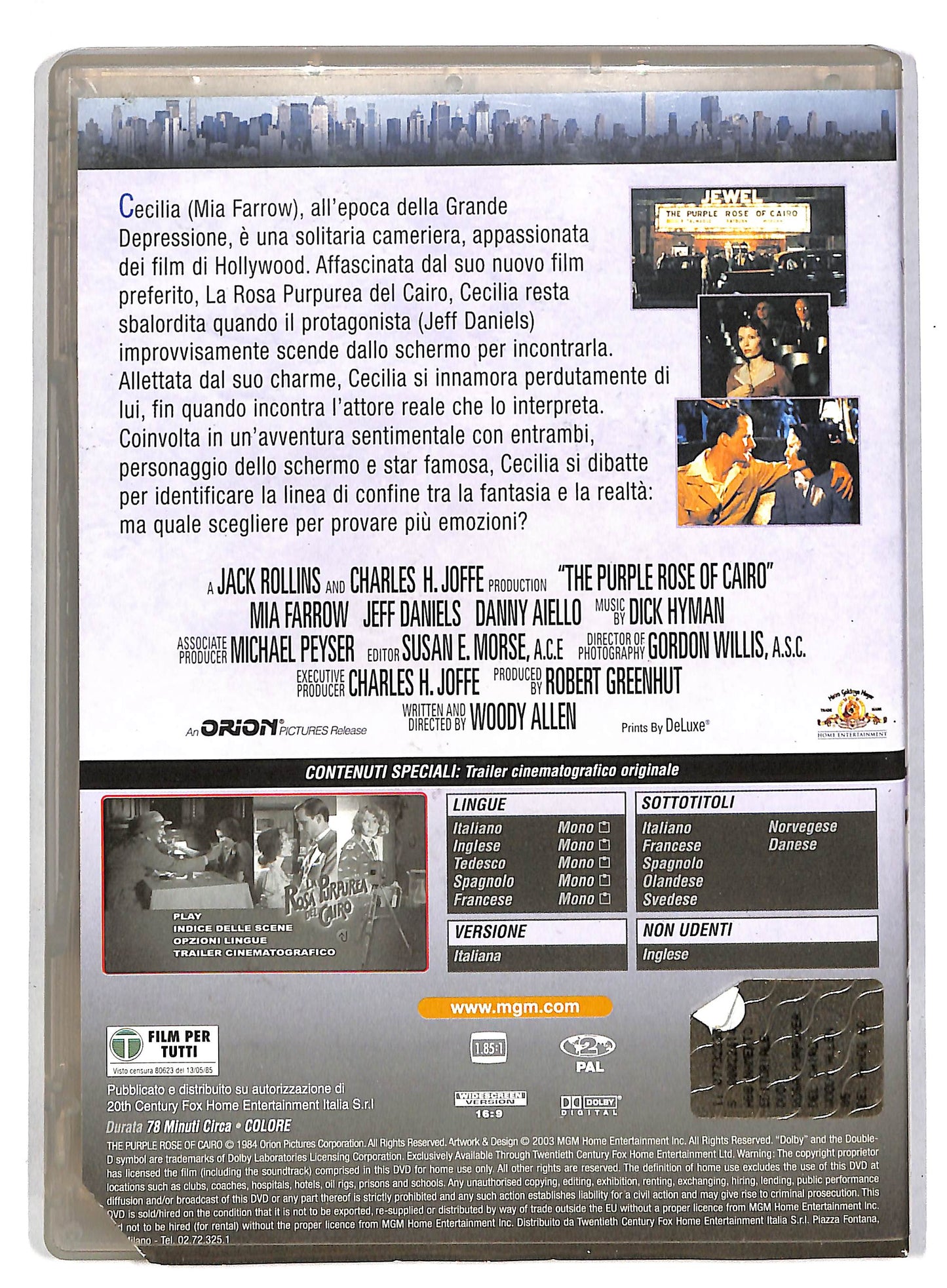 EBOND La rosa purpurea del Cairo DVD D815101