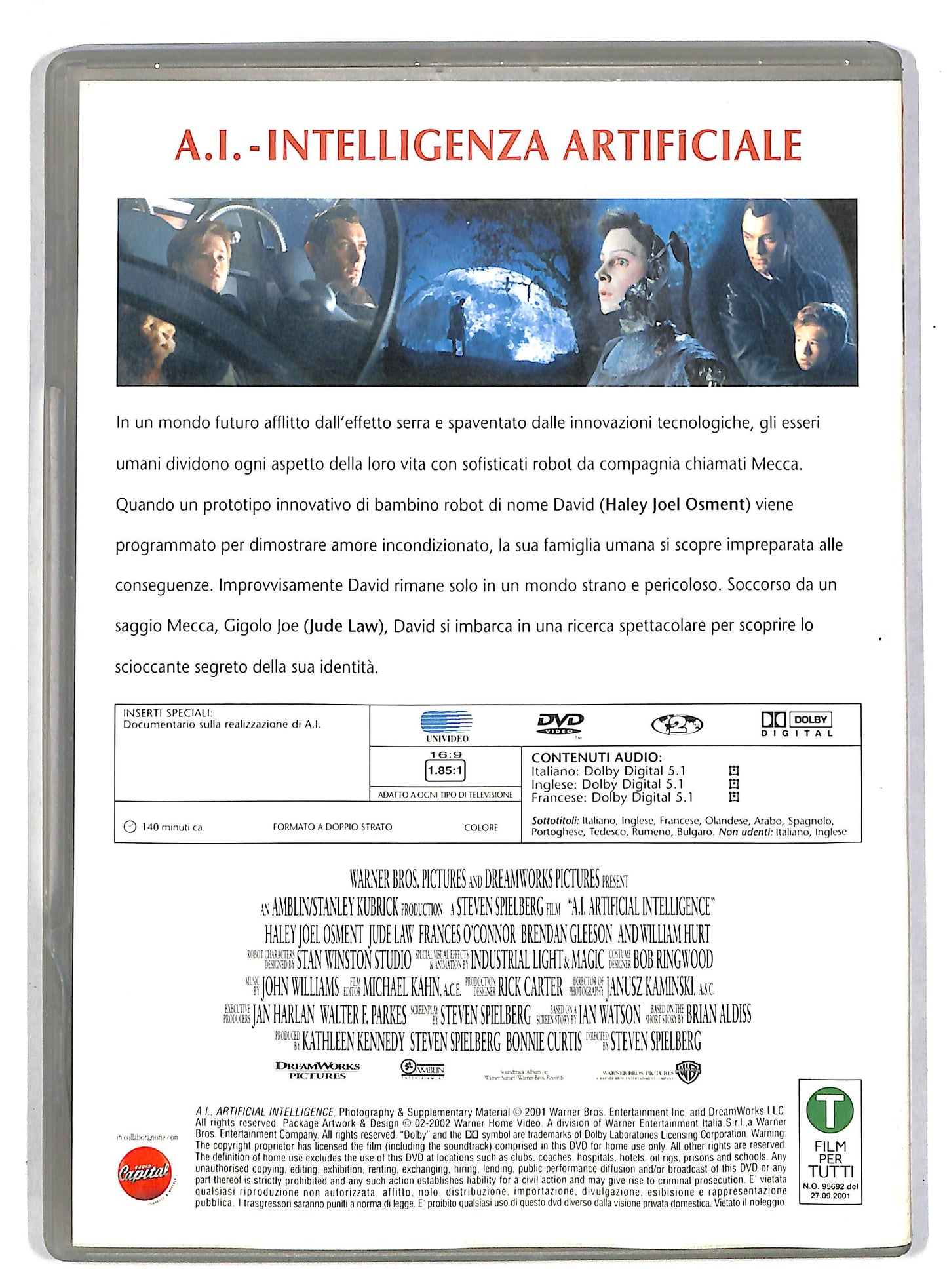 EBOND A.I. - Intelligenza artificiale DVD D815108