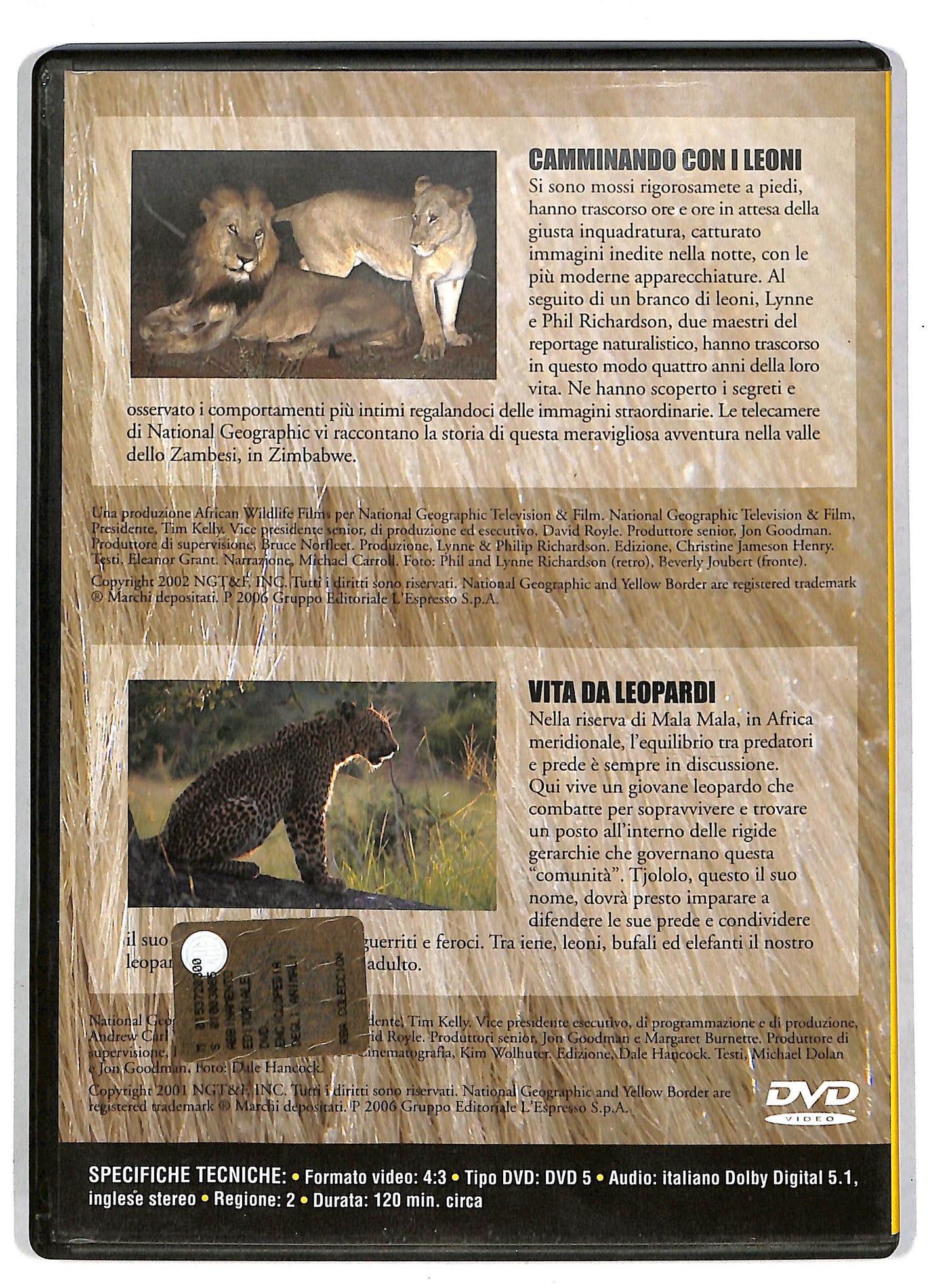 EBOND Camminando con i leoni - Vita da Leopardi - Mammiferi vol1 DVD D815113
