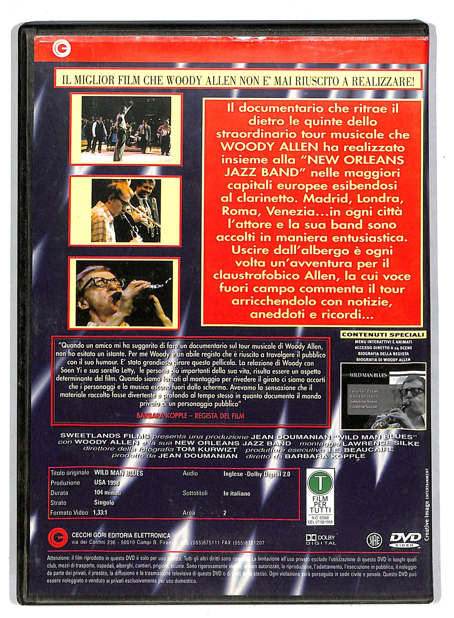 EBOND Wild Man Blues DVD D815118