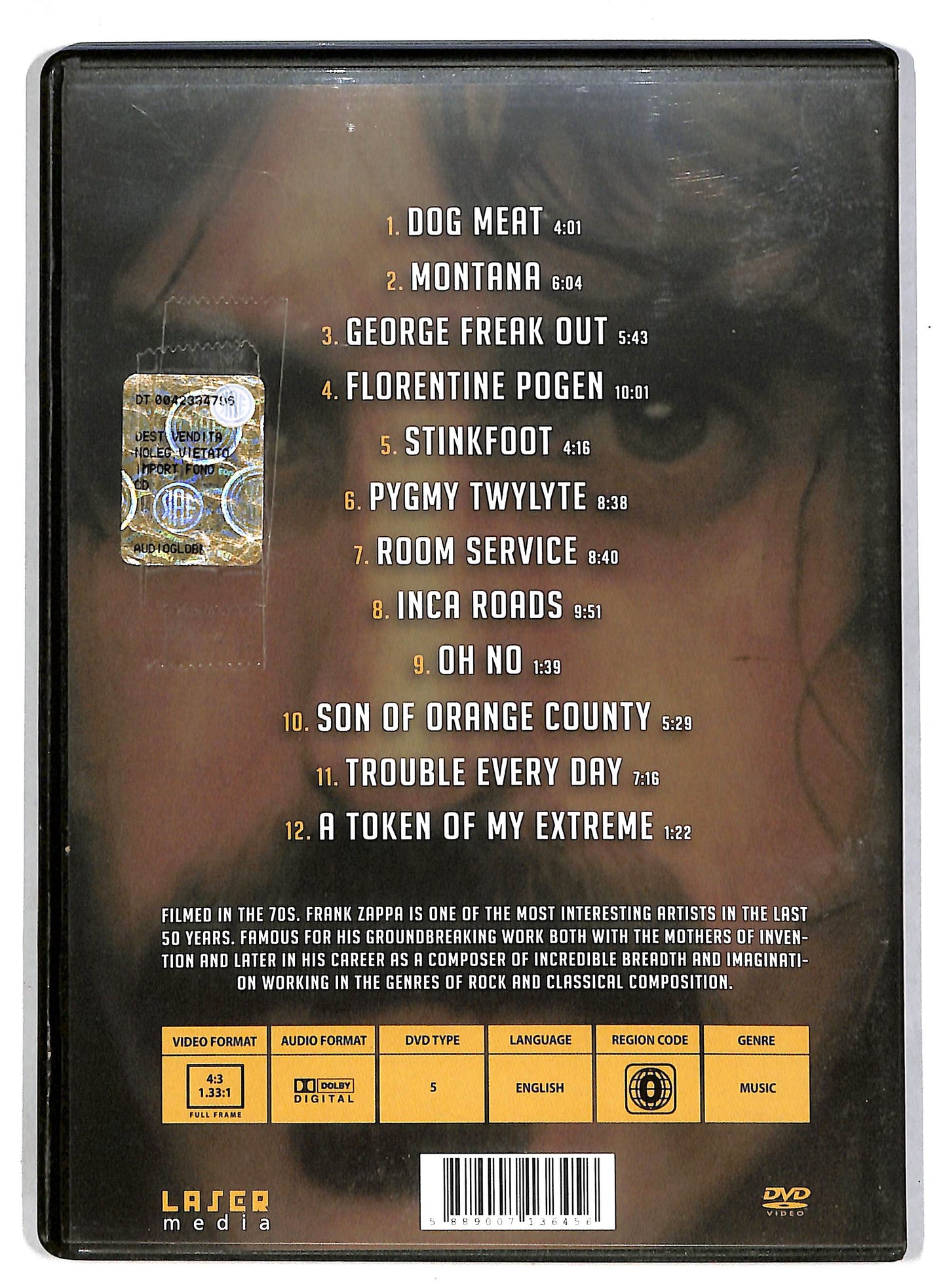 EBOND Frank Zappa - Trouble Every Day  DVD D815129