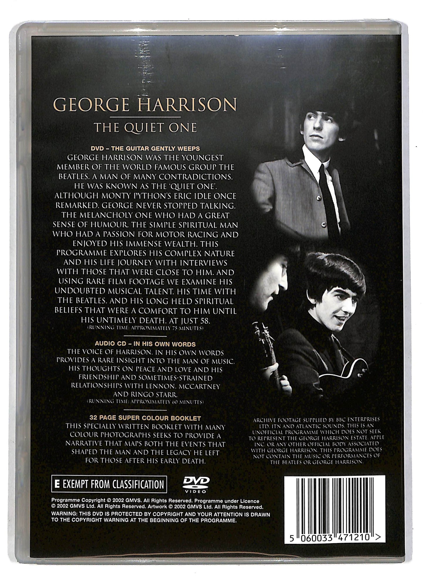 EBOND The Quiet One - George harrison DVD D815138