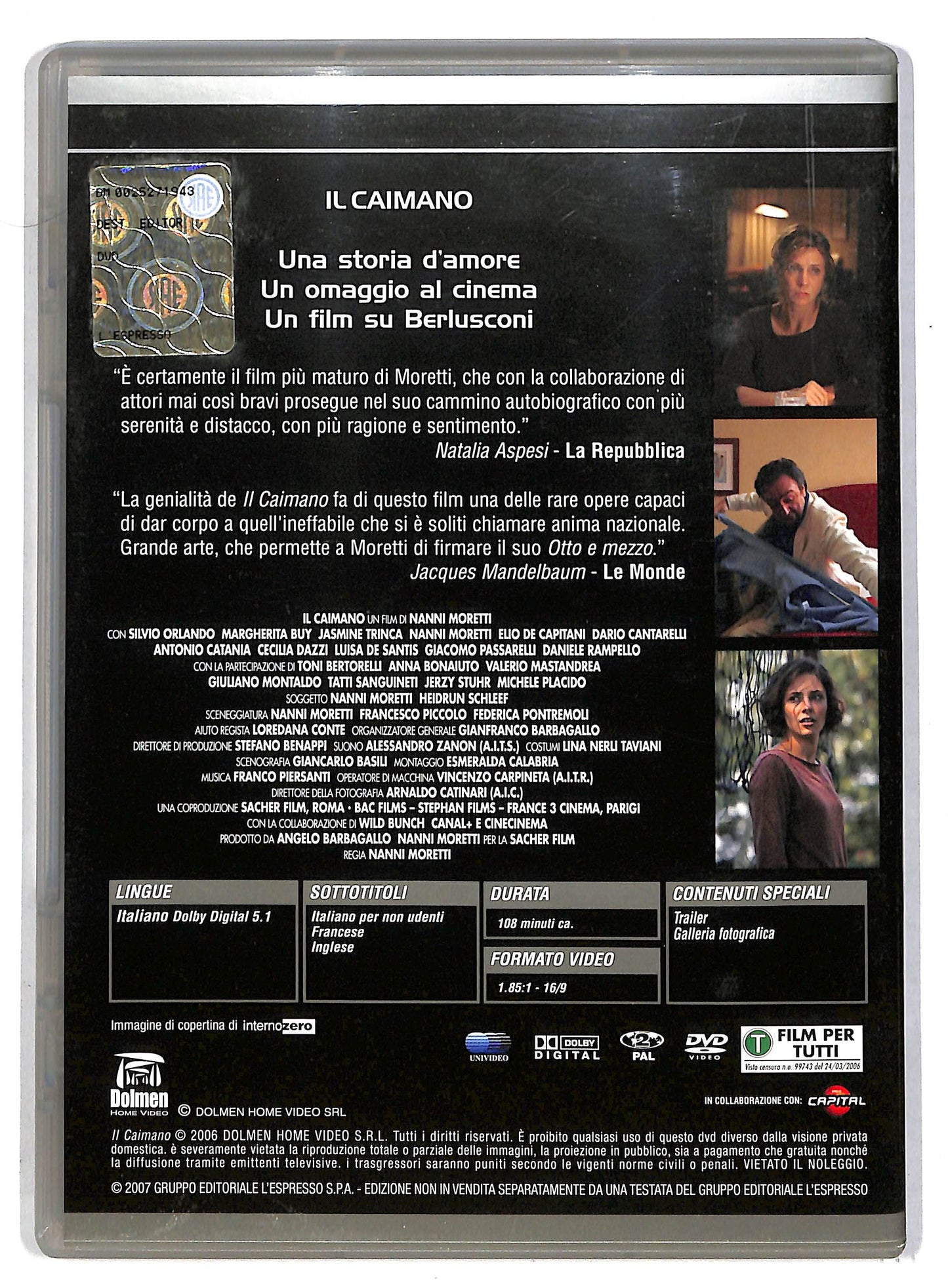 EBOND Il caimano DVD D815142
