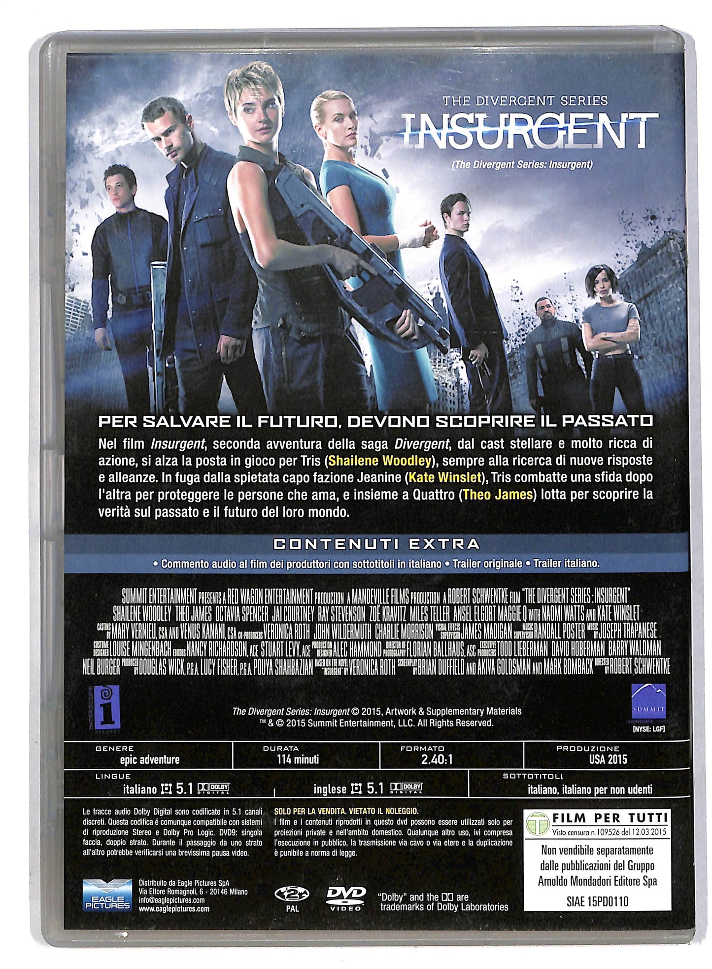 EBOND The Divergent Series Insurgent DVD D815204