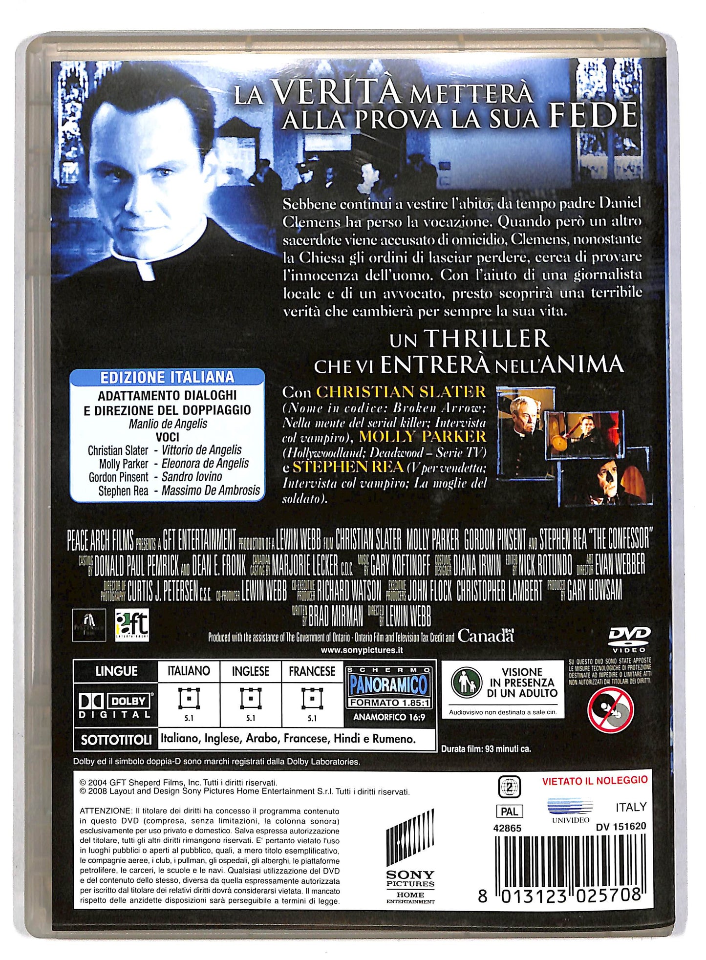 EBOND The confessor - La verita proibita  DVD D815214