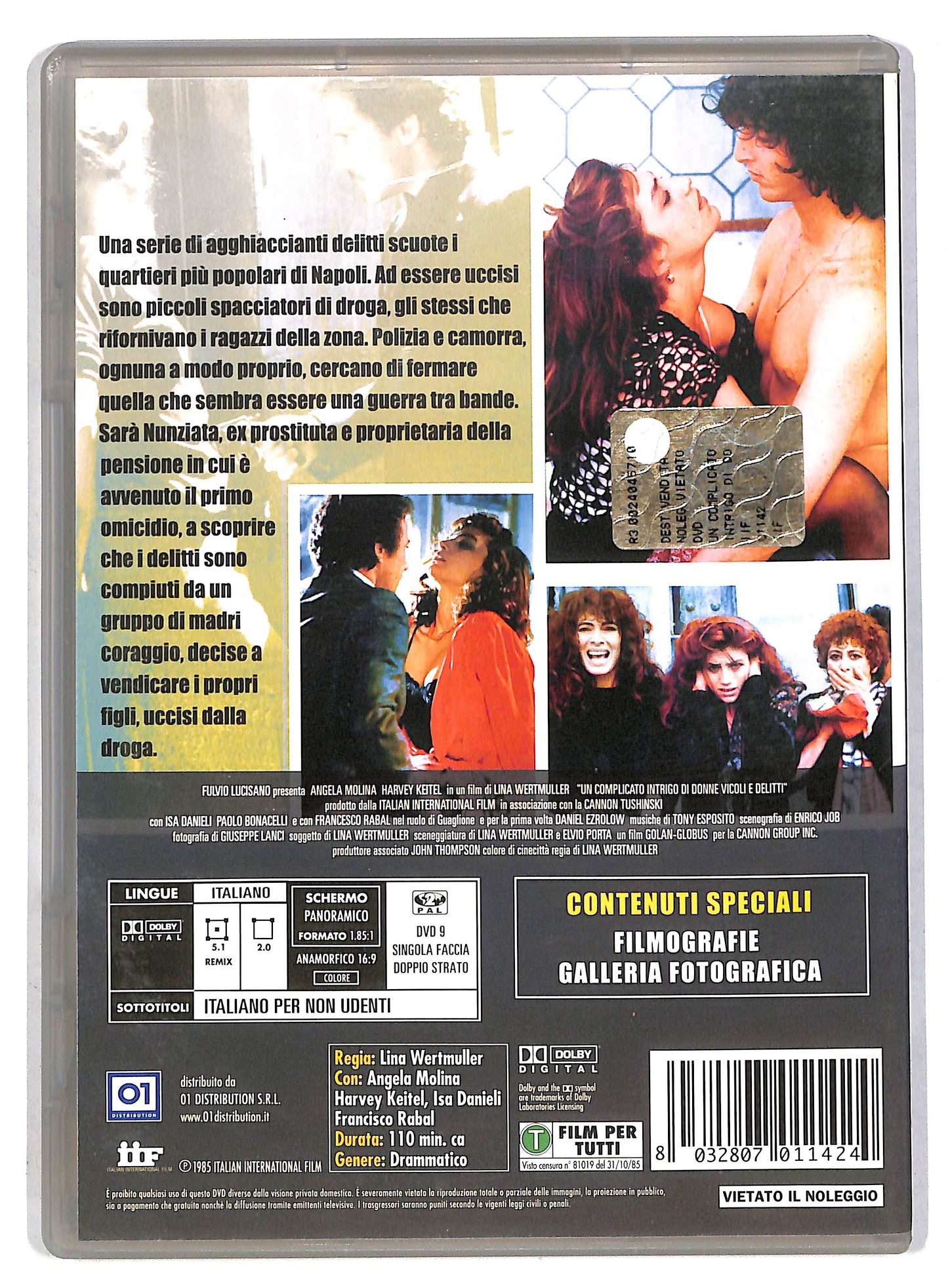 EBOND Un Complicato Intrigo Di Donne, Vicoli e Delitti DVD D815253