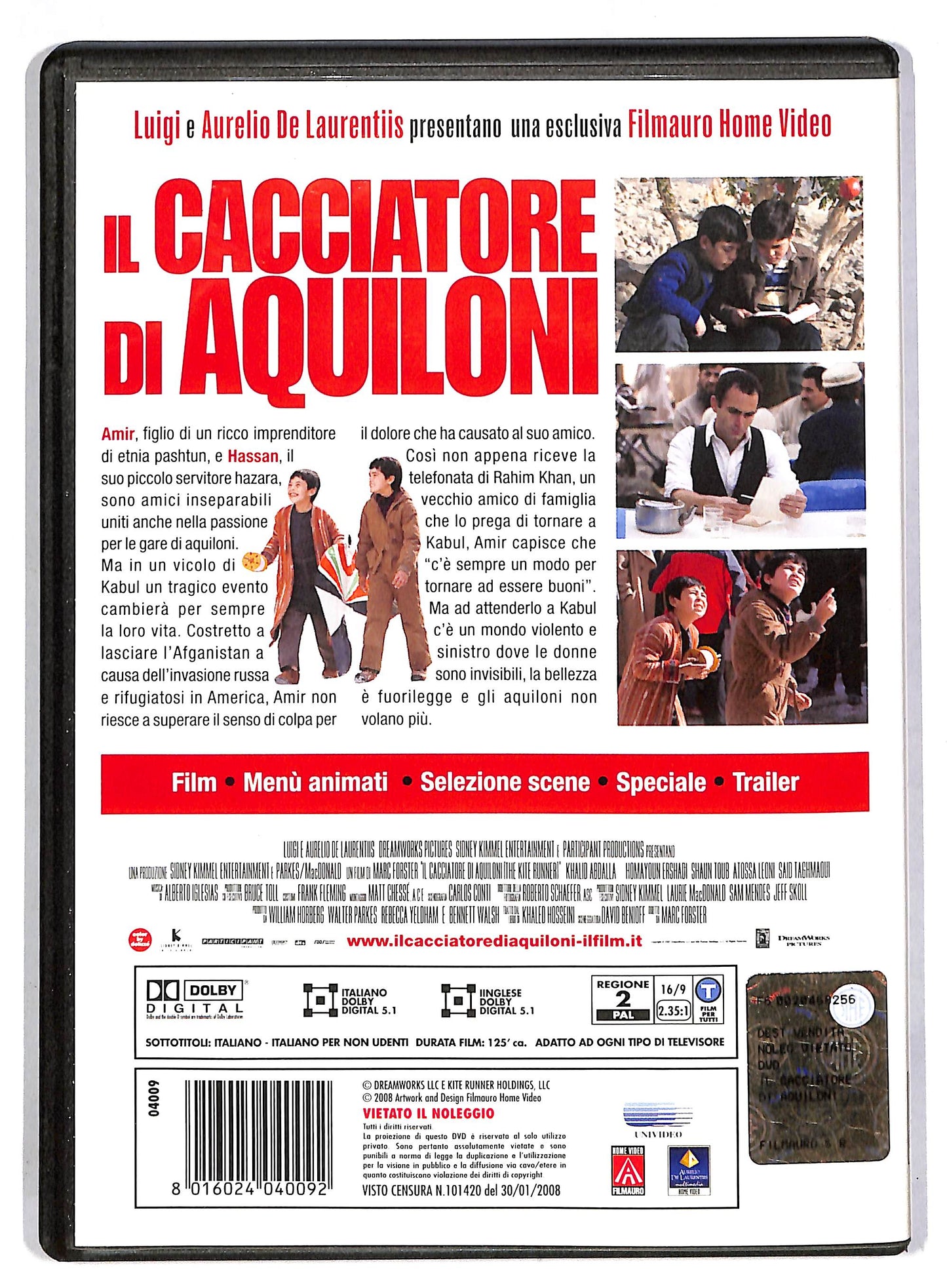 EBOND Il cacciatore di aquiloni DVD D815311