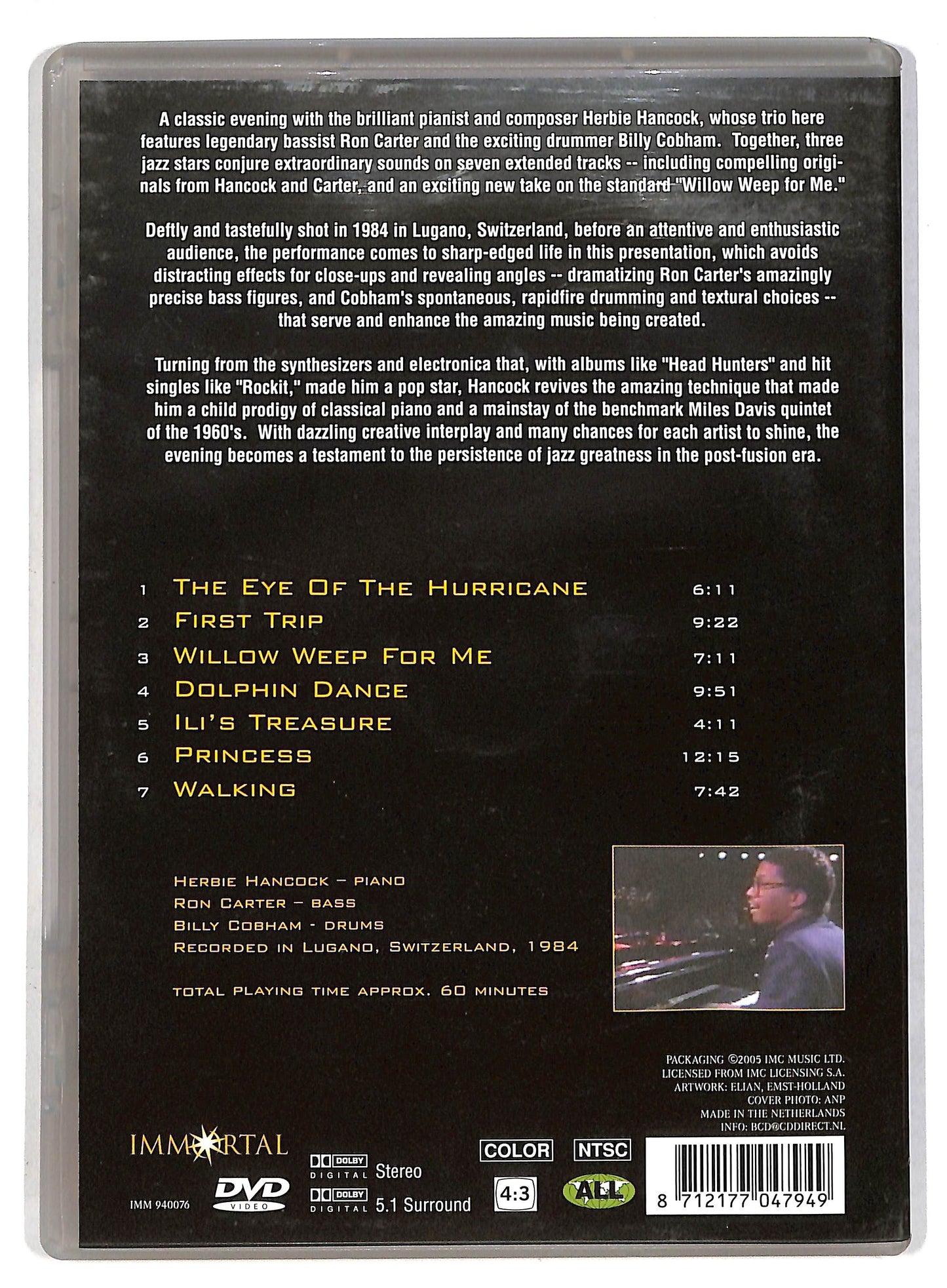 EBOND Hancock Herbie Trio -  In Concert  DVD D815344