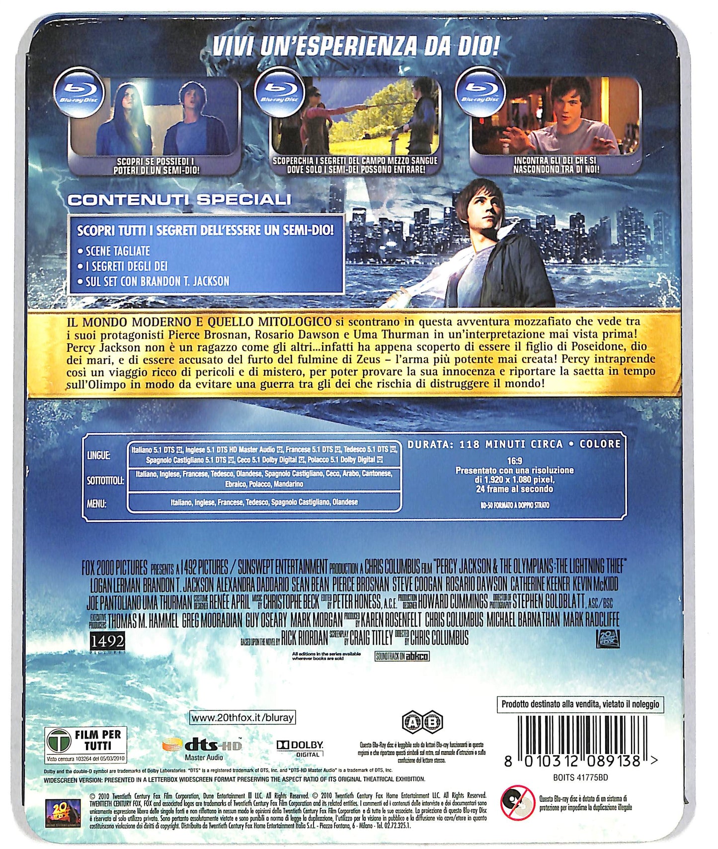 EBOND Percy Jackson e Gli Dei Dell'olimpo  BLURAY D815364