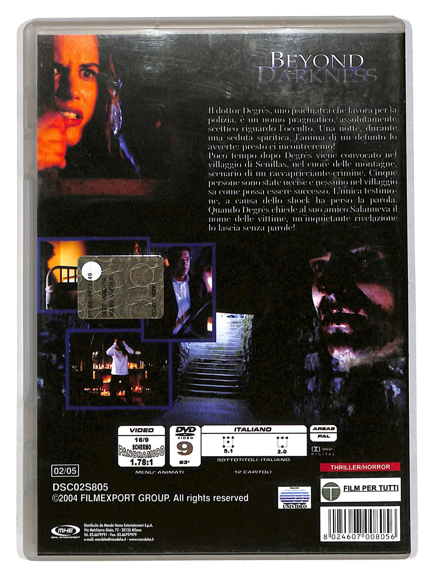 EBOND Beyond Darkness DVD D815424