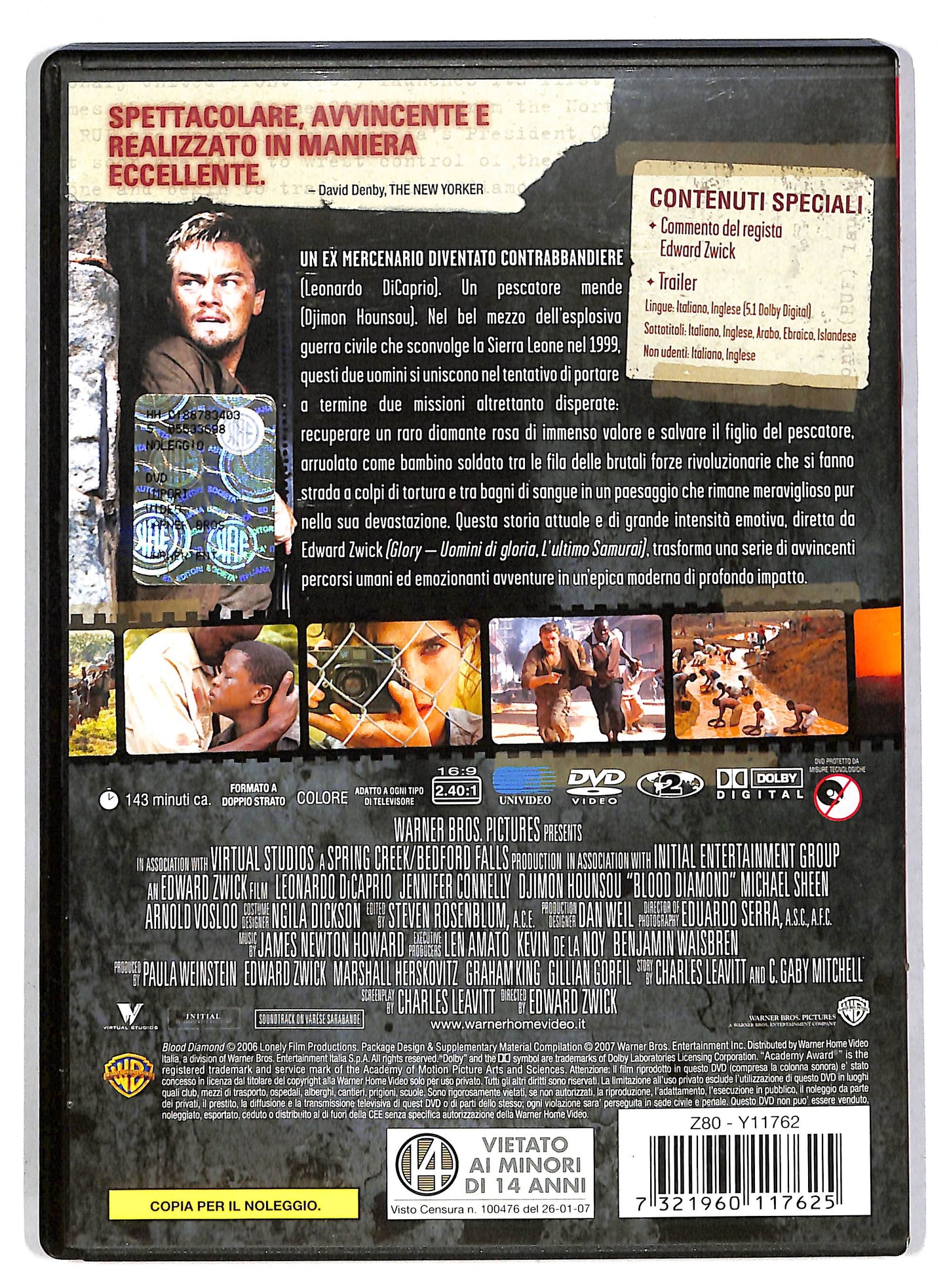 EBOND Blood Diamond - Diamanti di sangue NOLEGGIO DVD D815519