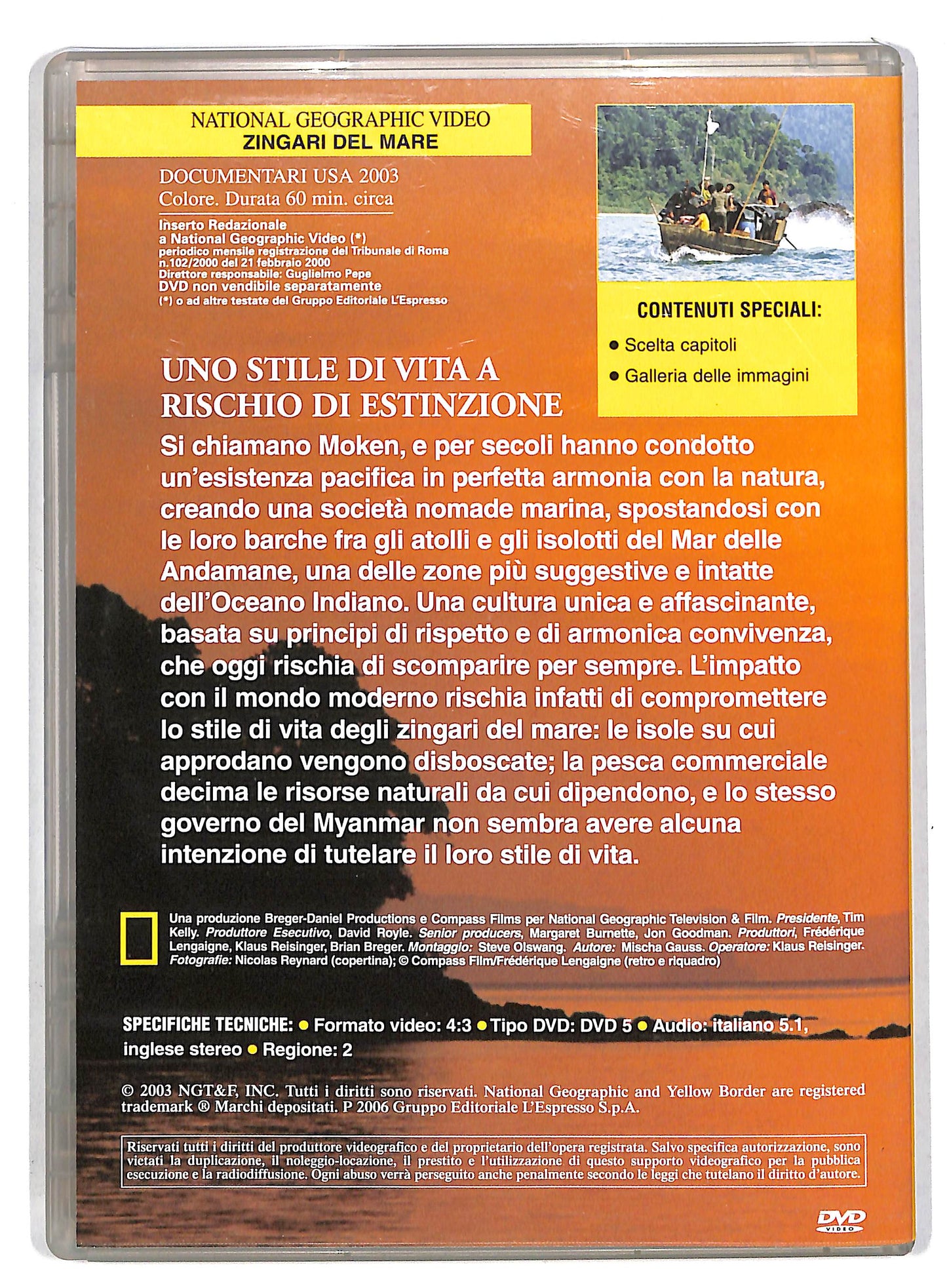 EBOND National geographic - Zingari del mare  DVD D815561