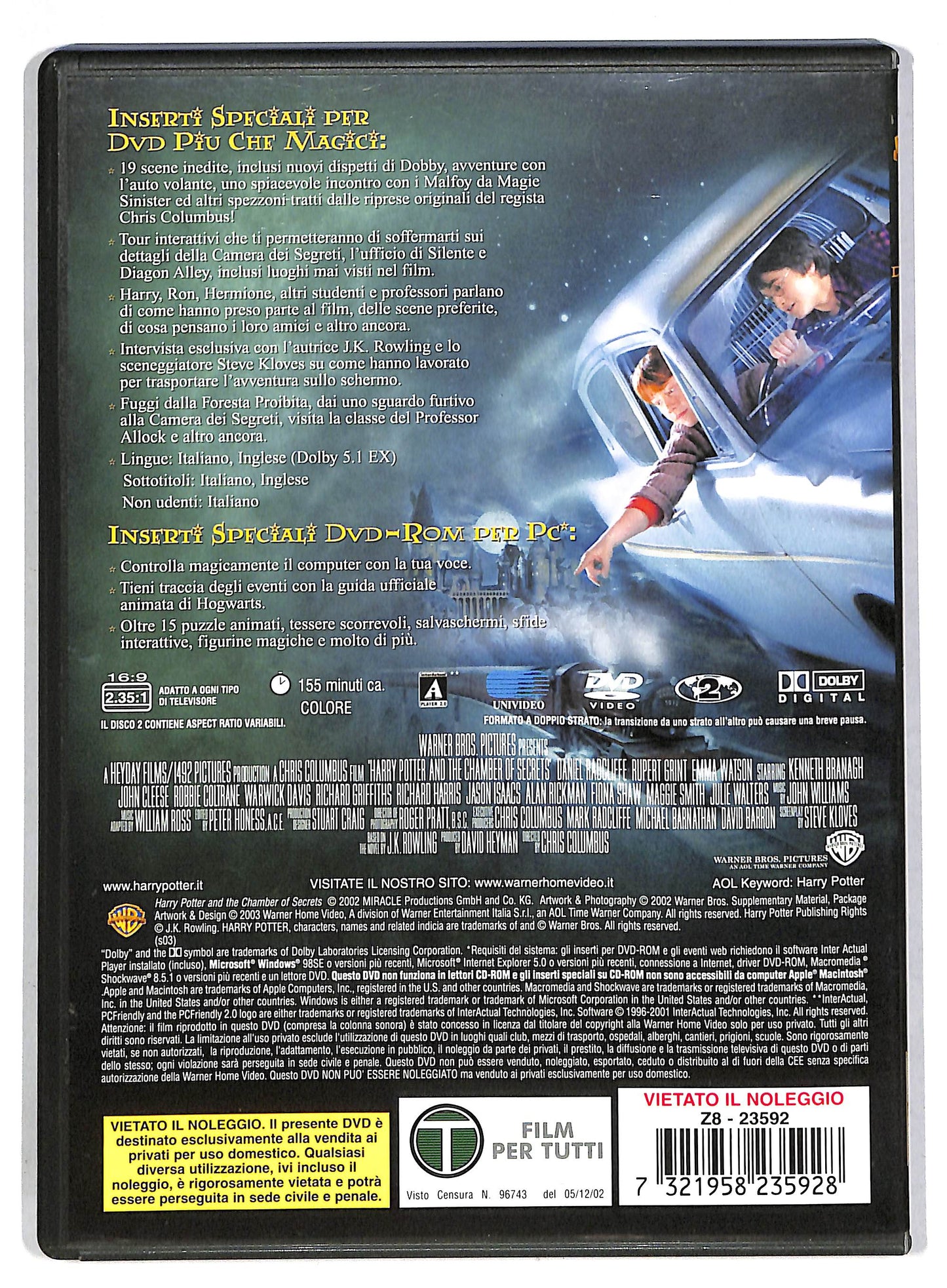 EBOND Harry Potter e la camera dei segreti (2 DVD) DVD D815564